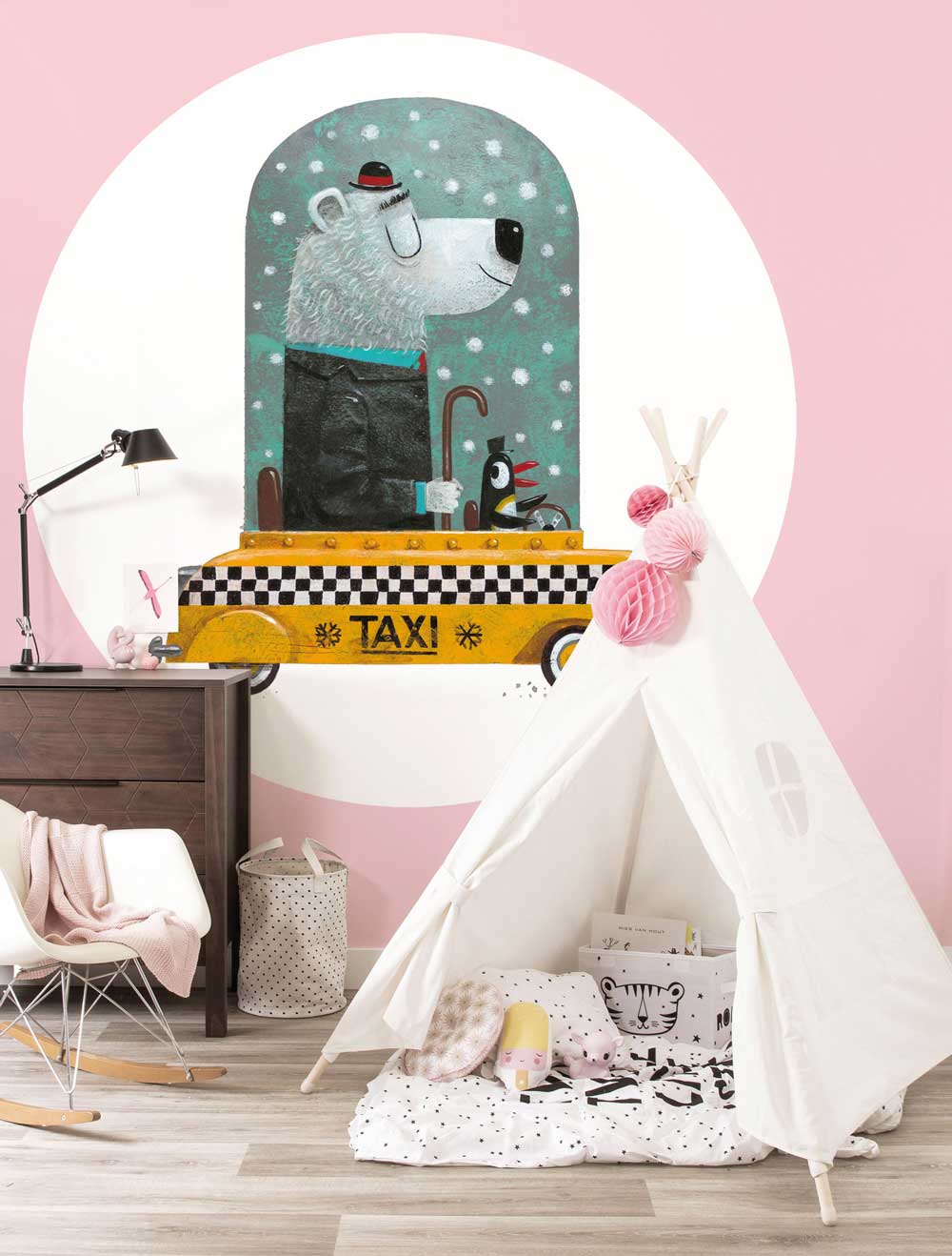 Wallpaper Circle Bear Cab