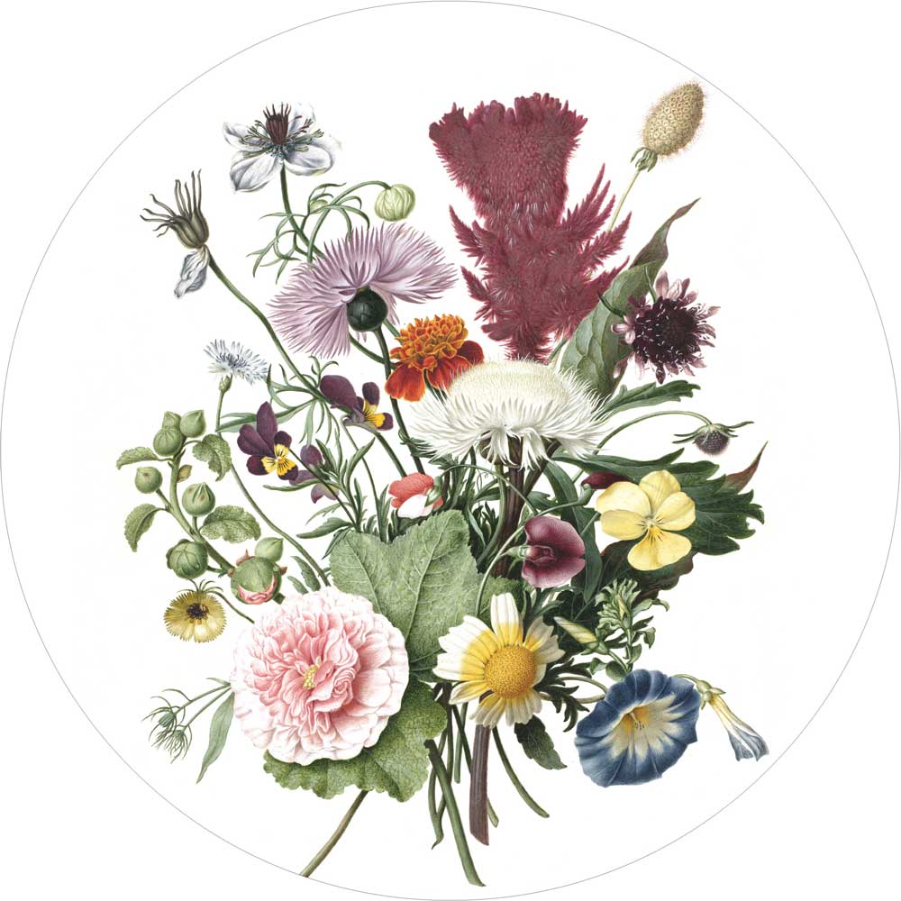 Behangcirkel Wild Flowers
