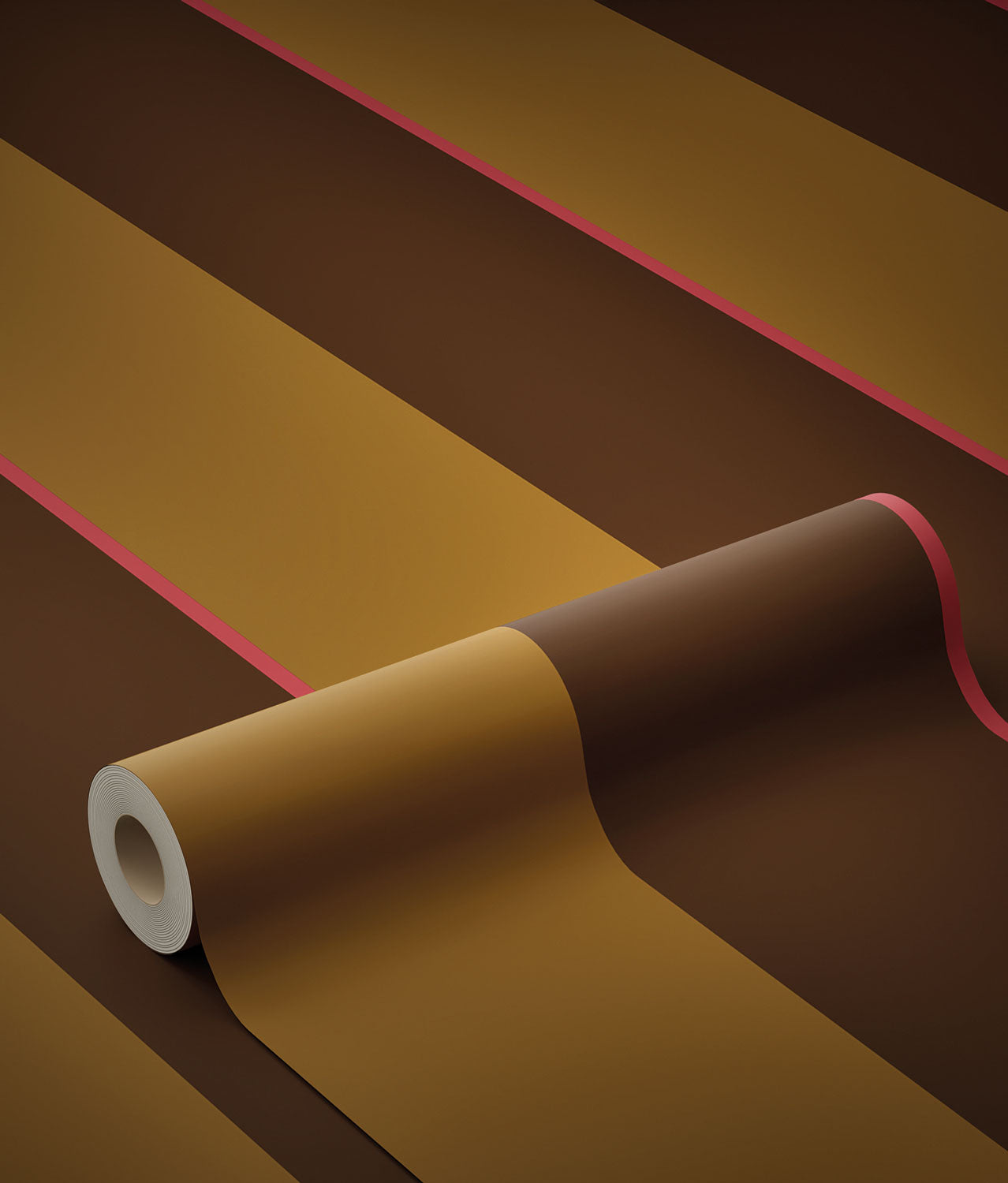Strepen behang door Frans Uyterlinde, Bold Stripes, 97.4 x 280 cm