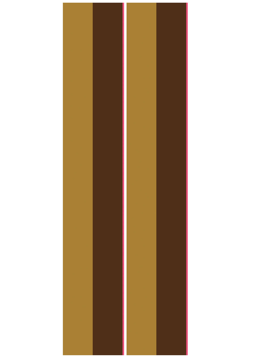 Bold Stripes, Colorful striped wallpaper by Frans Uyterlinde, 97.4 x 280 cm