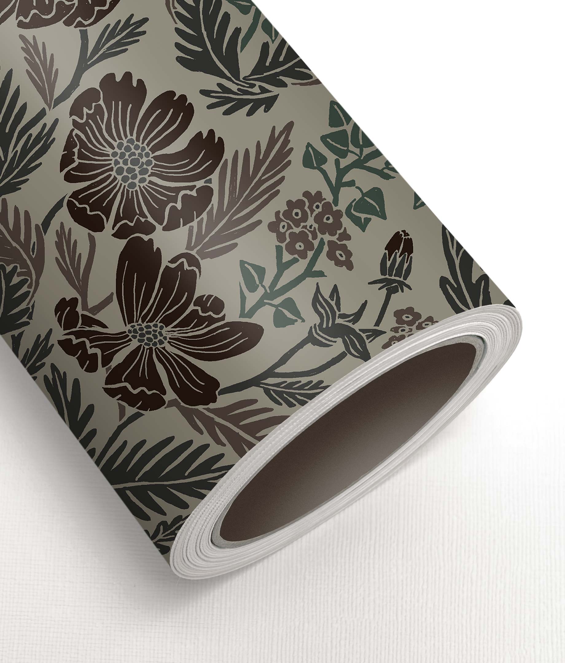 Botanical wallpaper by Floor Rieder, 100 x 280 cm