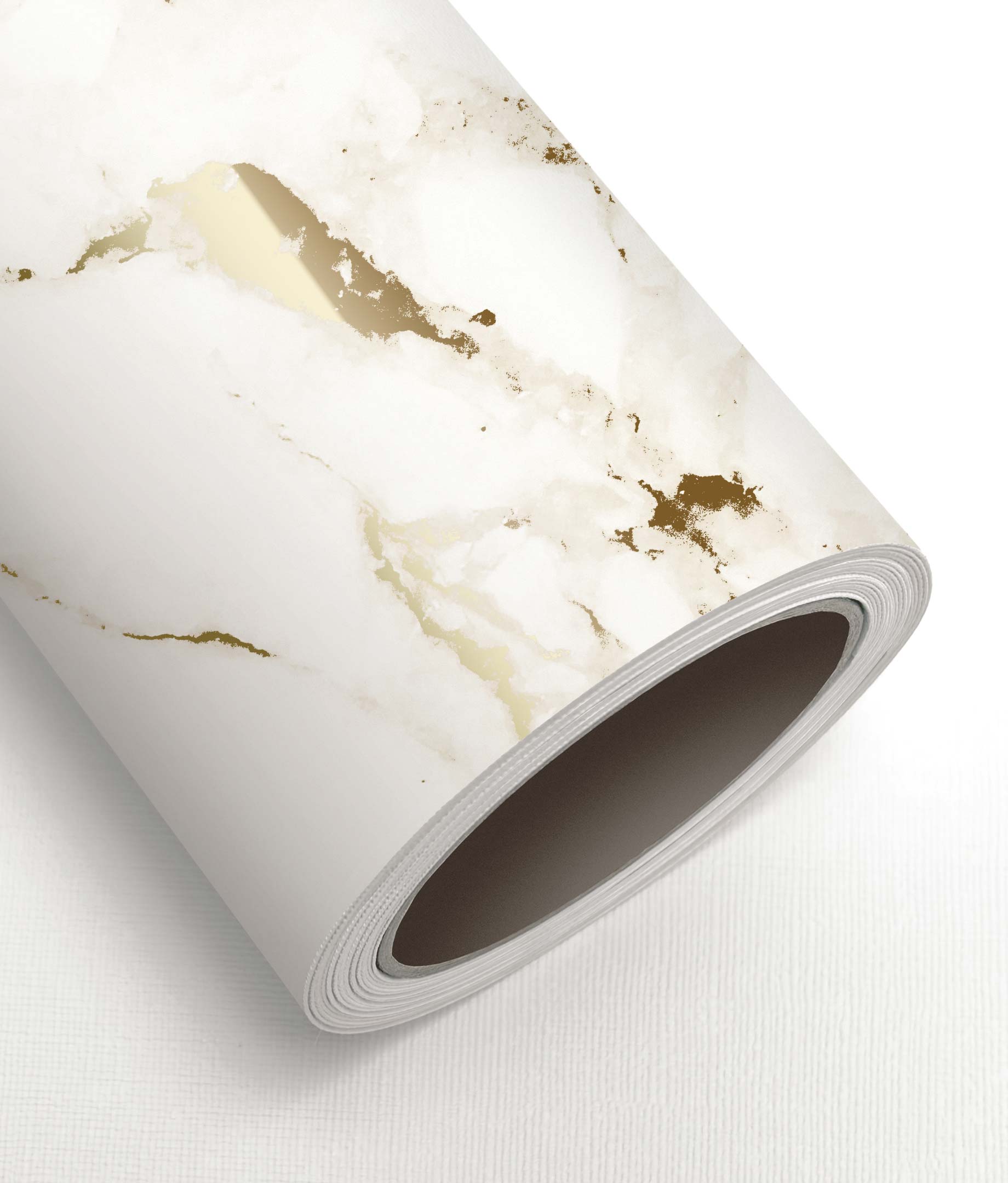 Gold marble wallpaper, Gold/White