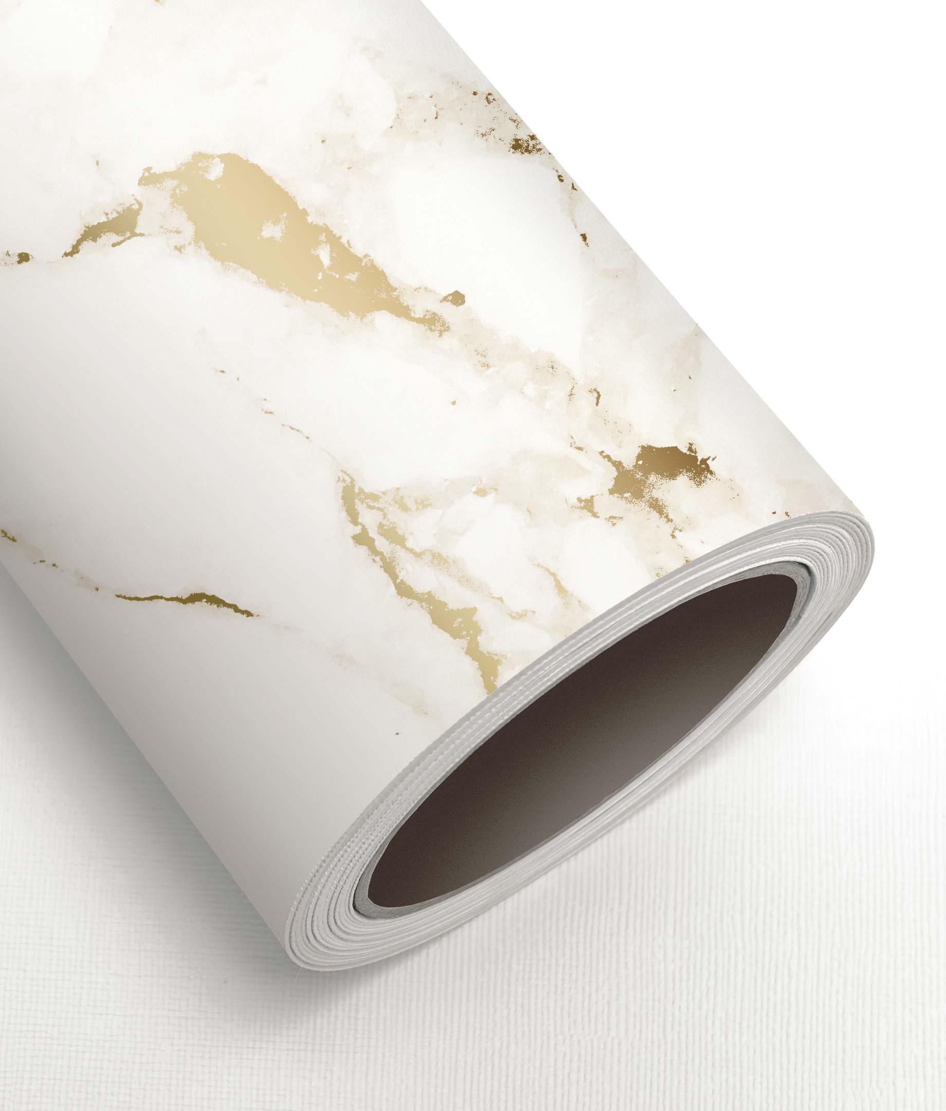 Gold marble wallpaper, Gold/White
