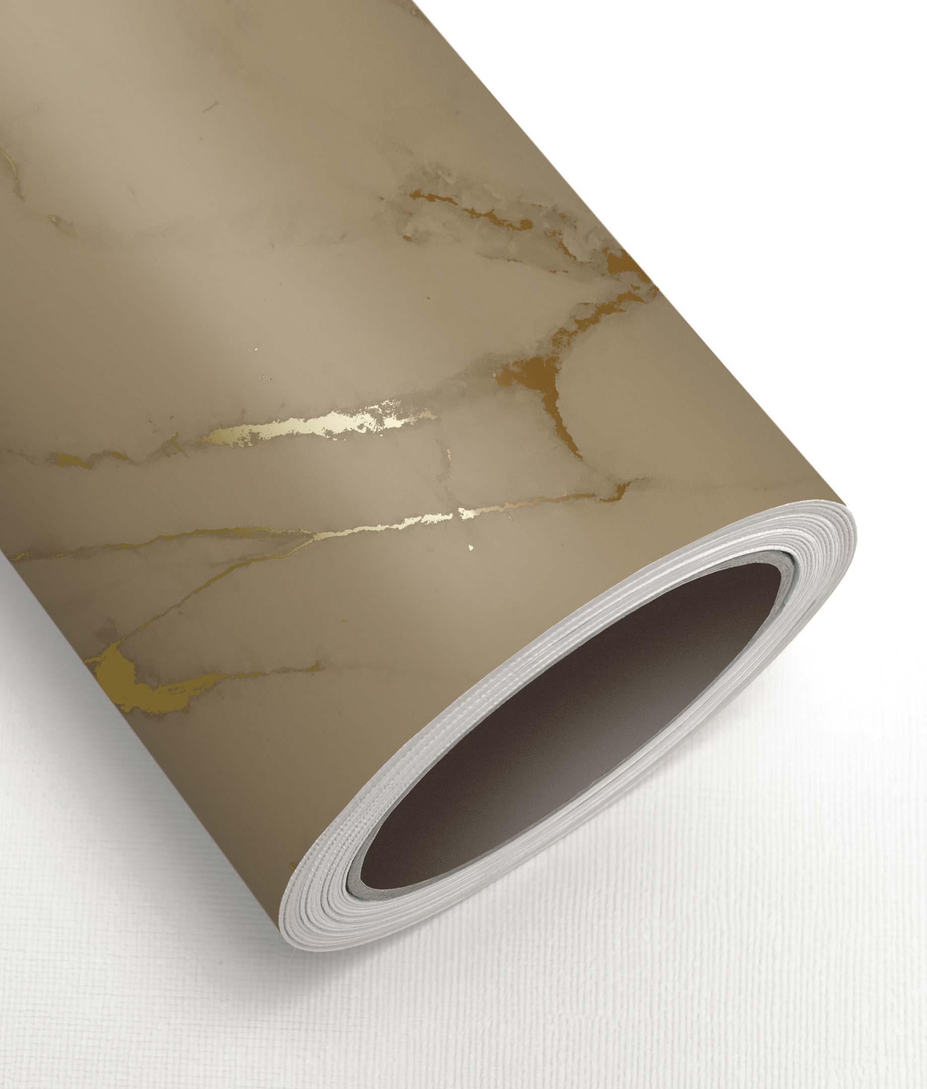Gold marble wallpaper, Gold/Taupe