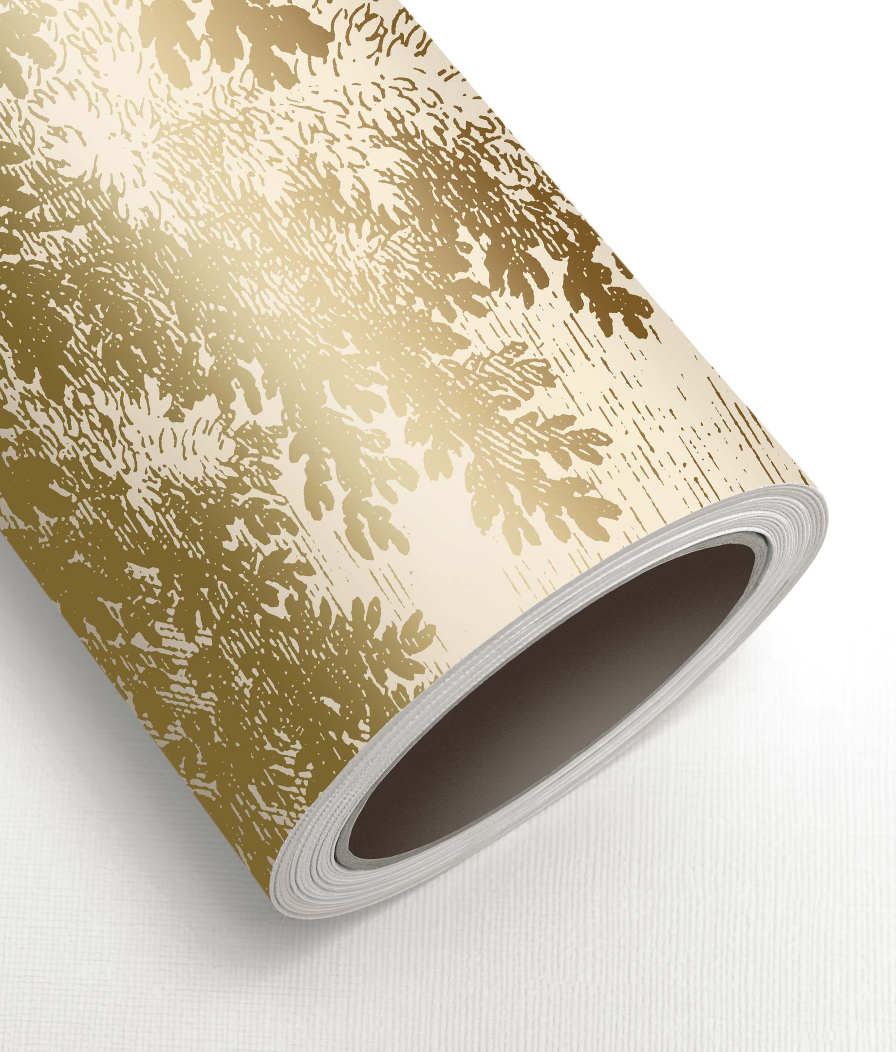 Landschaftstapete mit Gold, Engraved Landscapes, Gold/Beige