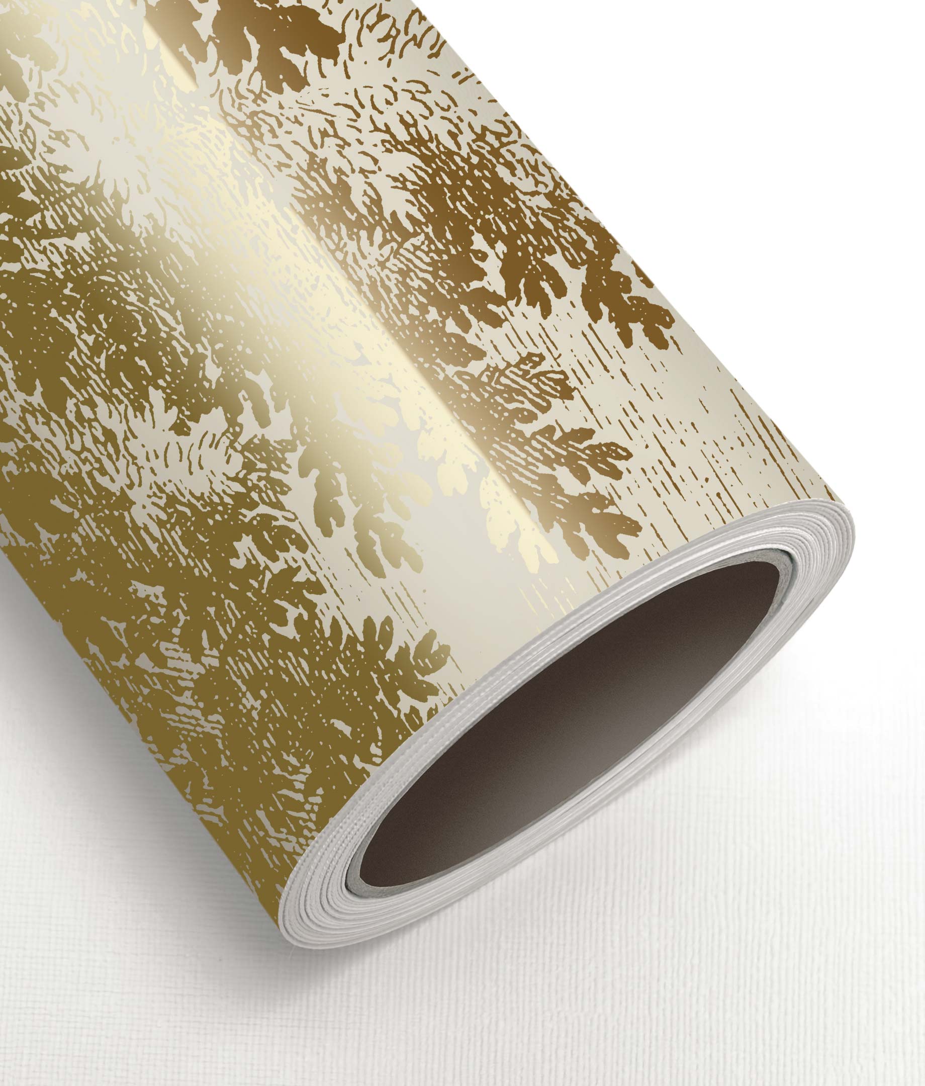 Papier peint paysage avec or, Engraved Landscapes, Or/Sable