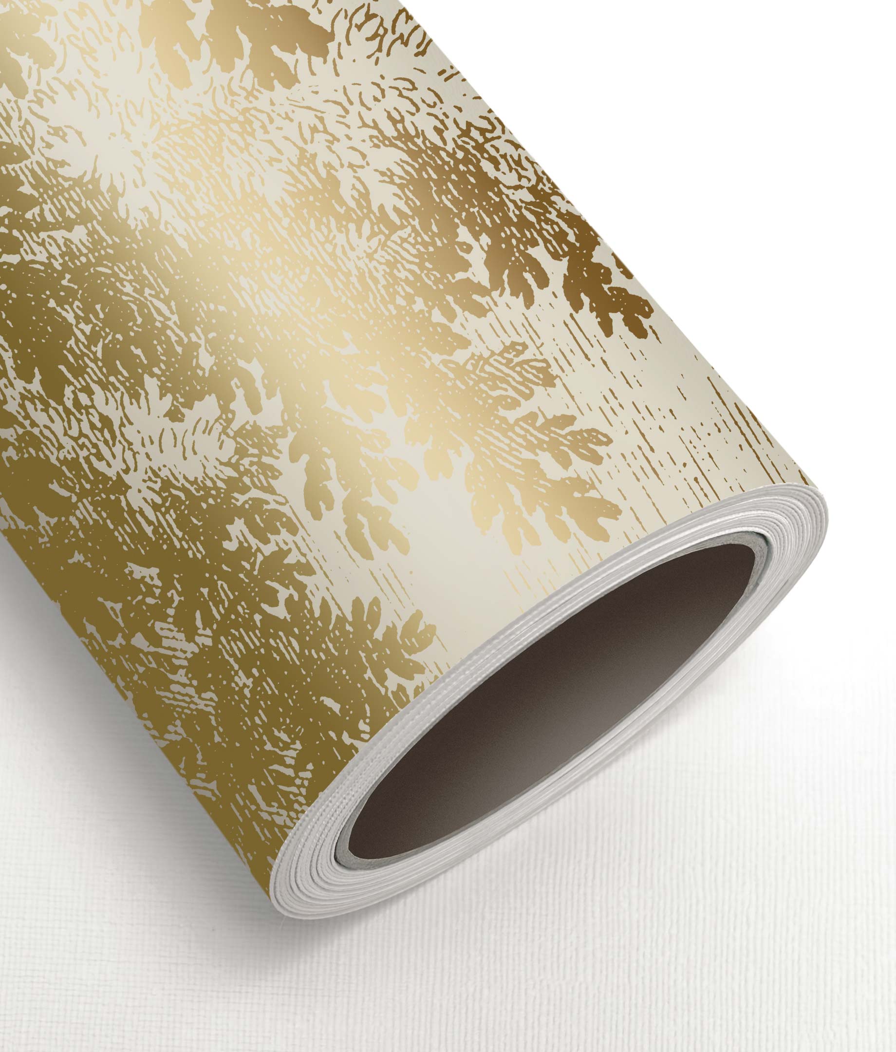 Papier peint paysage avec or, Engraved Landscapes, Or/Sable