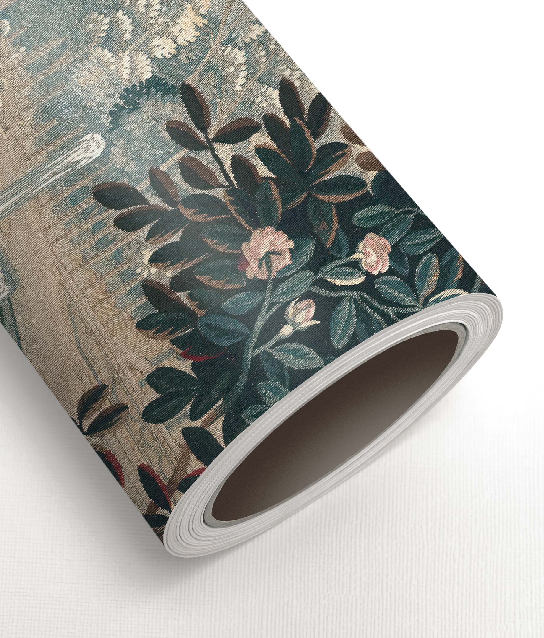 Linnen-look behang van vintage wandkleed, Landscape Tapestries