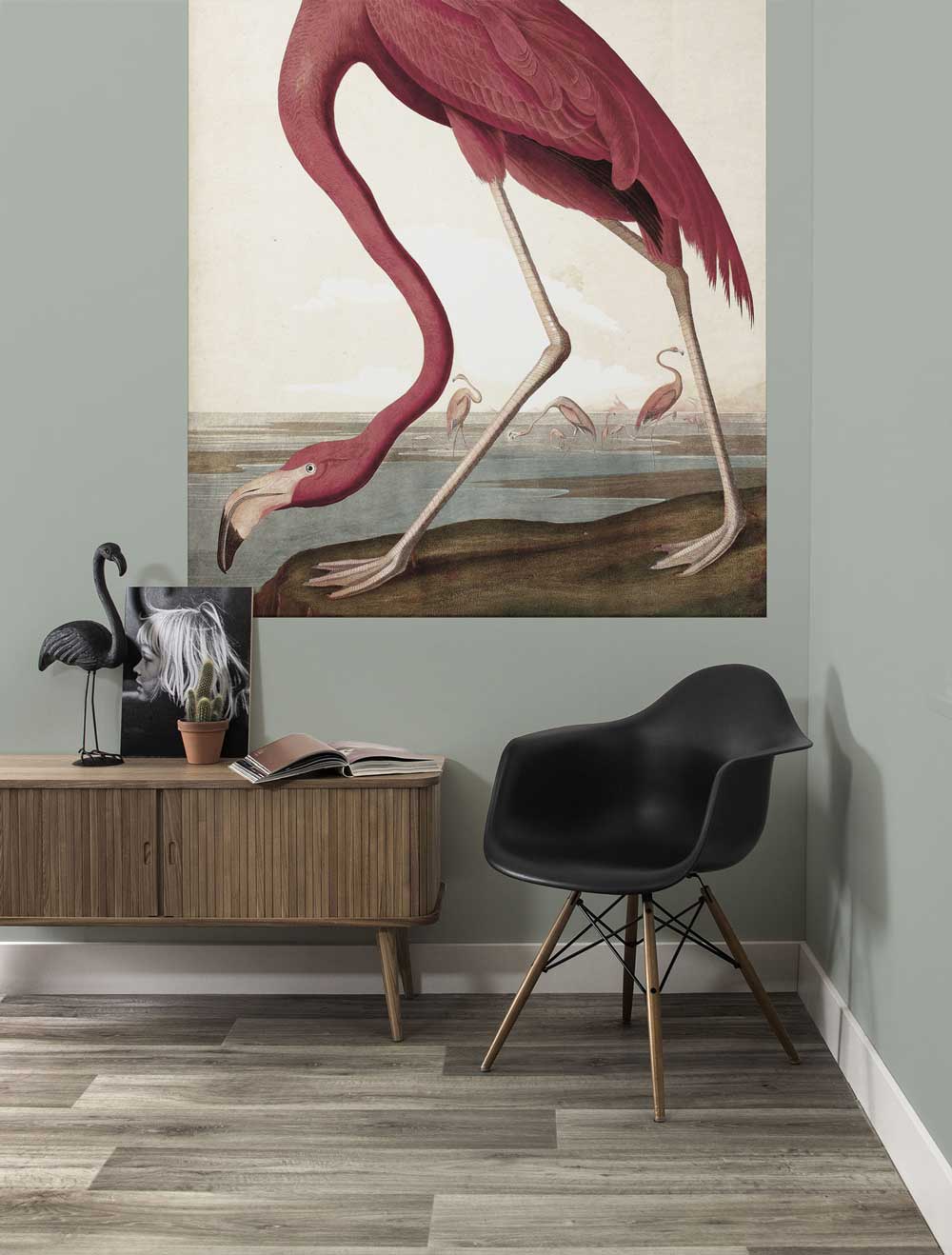 Wallpaper Panel Flamingo, 142.5 x 180 cm