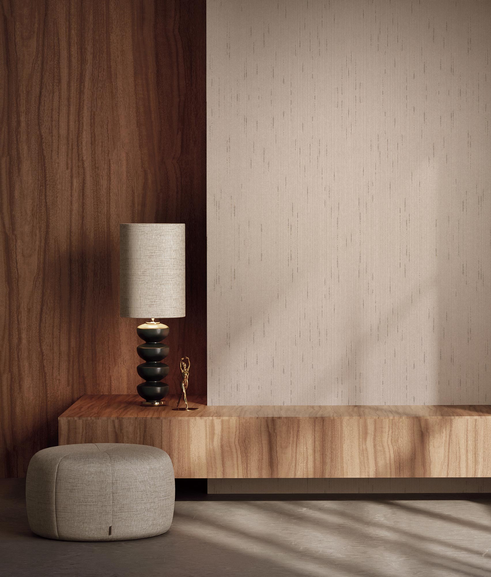 Hotel Chique Textile, Textile Wallpaper made of 100% Viscose, Suite N°4