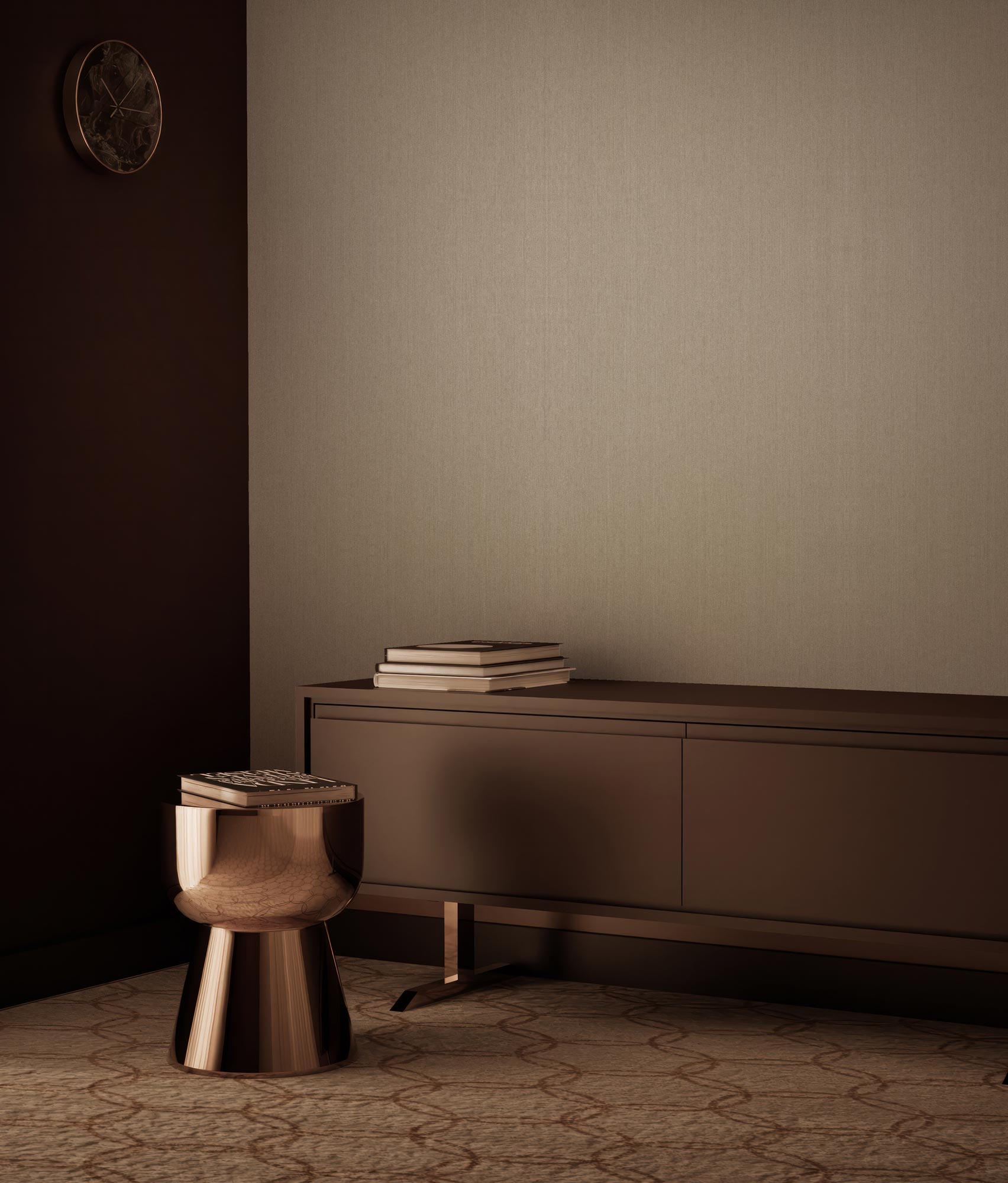 Hotel Chique Textile, Textiltapete aus 100% Viskose, Suite N°11