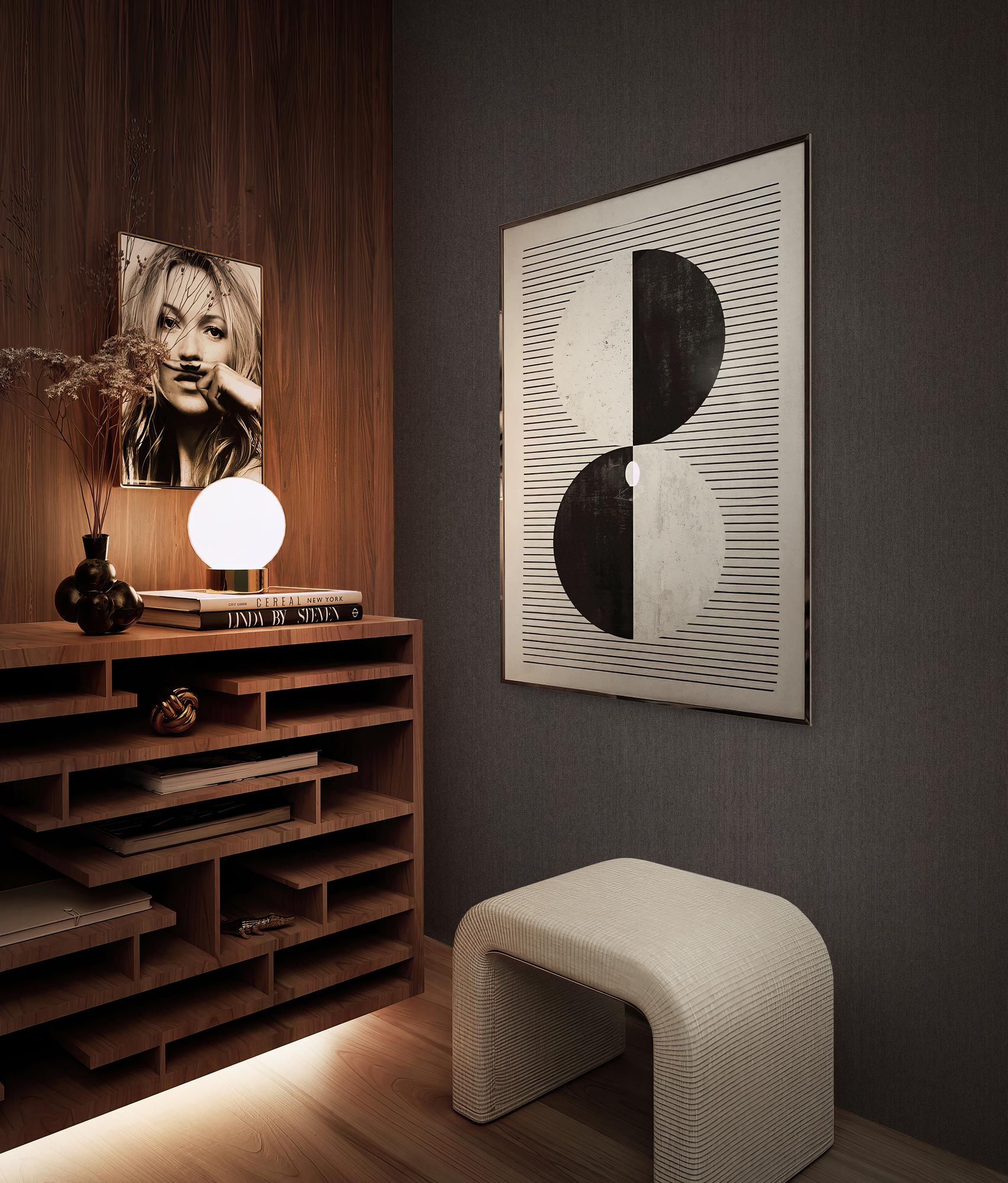 Hotel Chique Textile, Textile Wallpaper made of 100% Viscose, Suite N°12