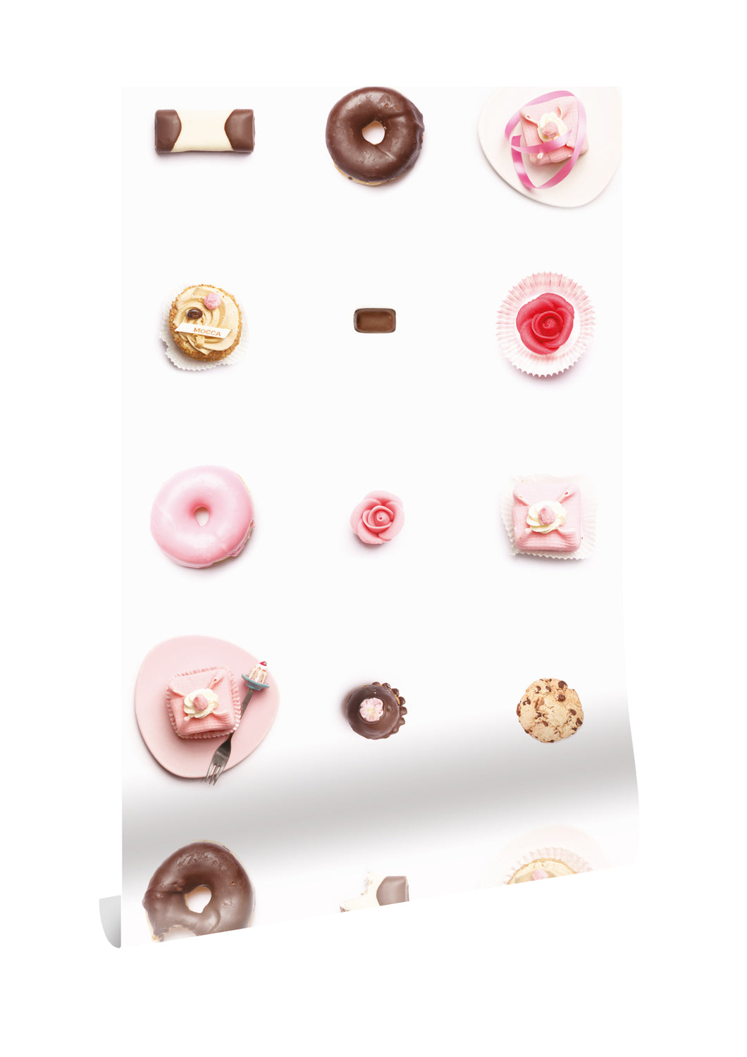 Wallpaper Mixed Cakes, 146.1 x 280 cm
