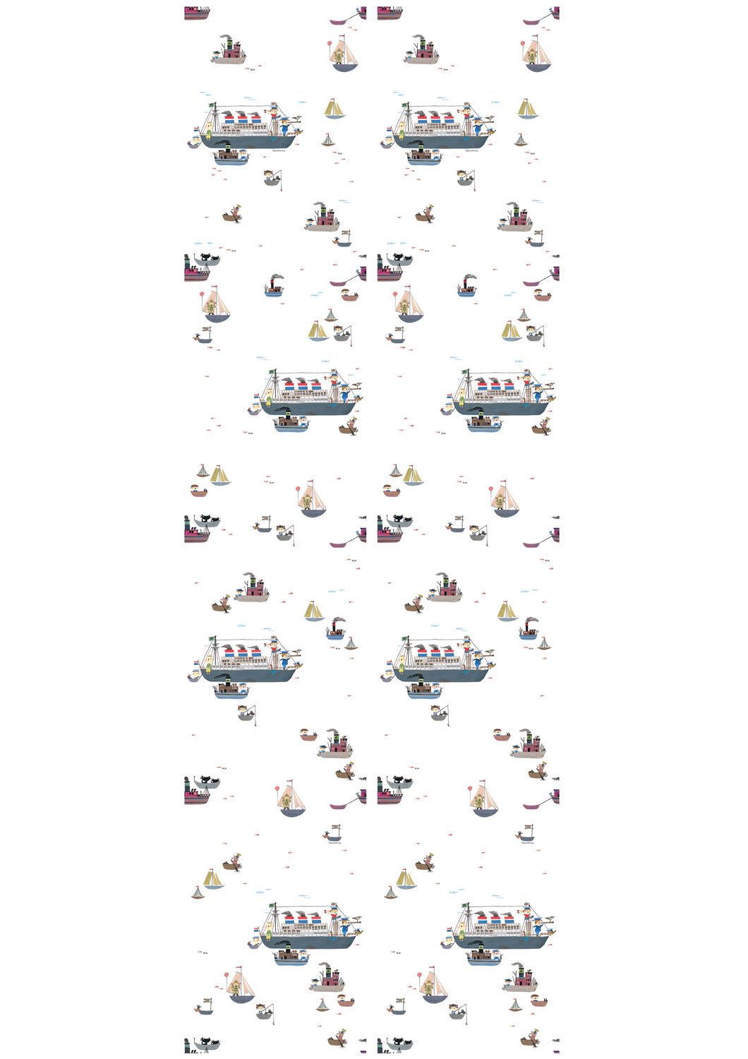 Behang kinderkamer Fiep Westendorp Holland America Line, 97.4 x 280 cm