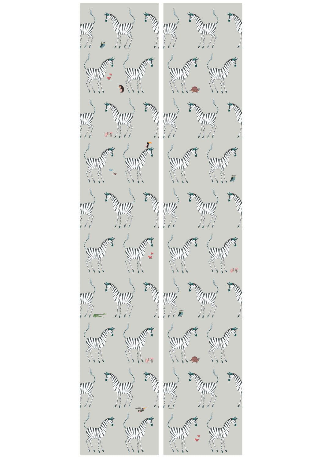 Wallpaper Fiep Westendorp Zebra, Grey, 97.4 x 280 cm