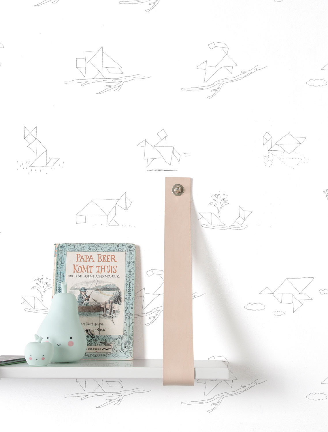 Wallpaper Animal Sketches, 97.4 x 280 cm