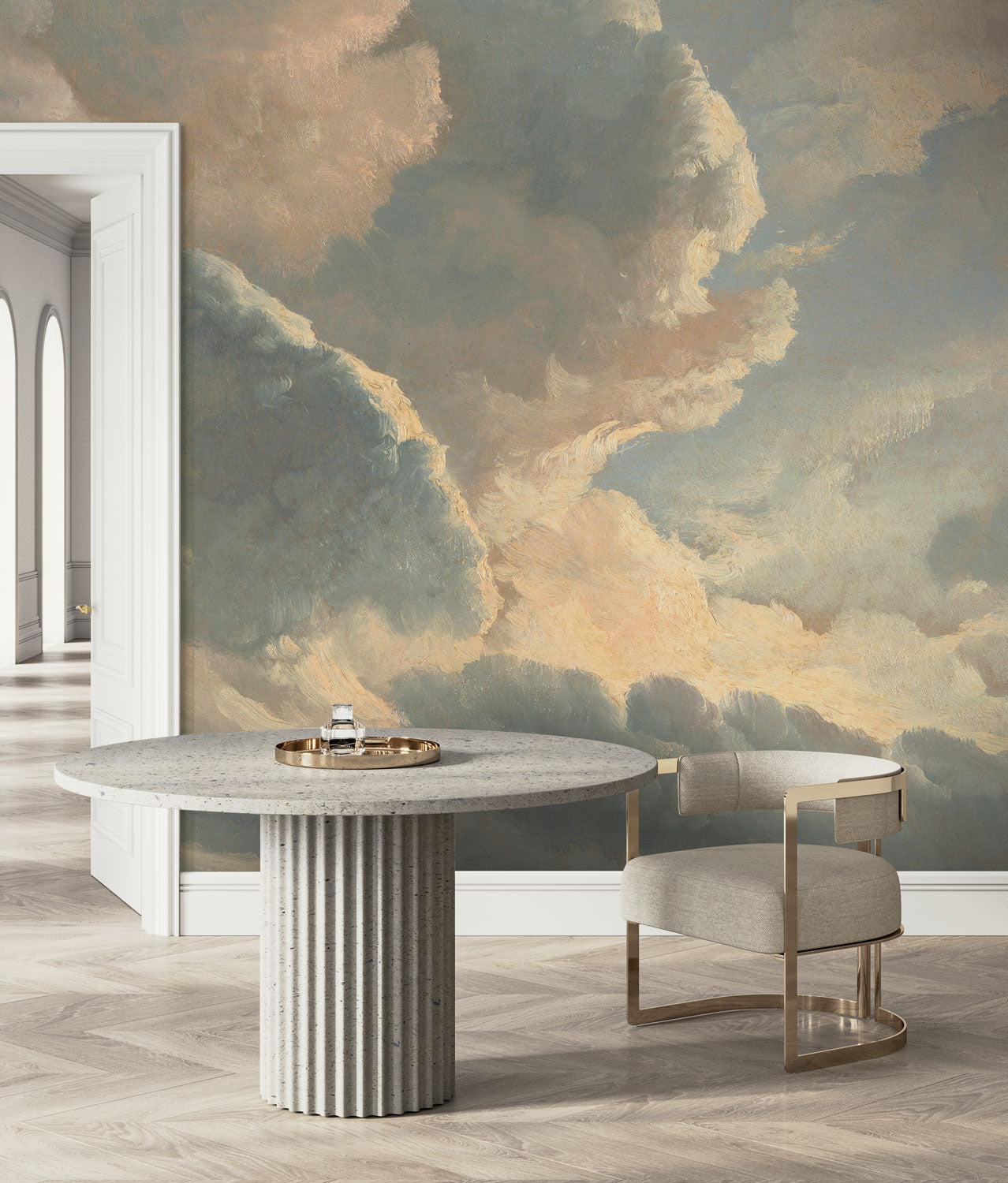 Cloud wallpaper, Golden Age Clouds