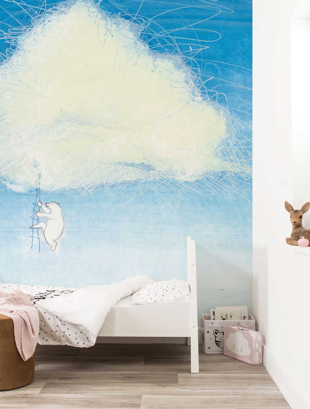 Fotobehang kinderkamer Climbing The Clouds
