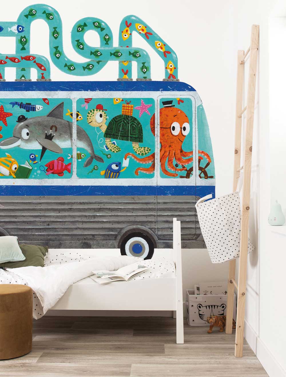 Fotobehang kinderkamer Octobus