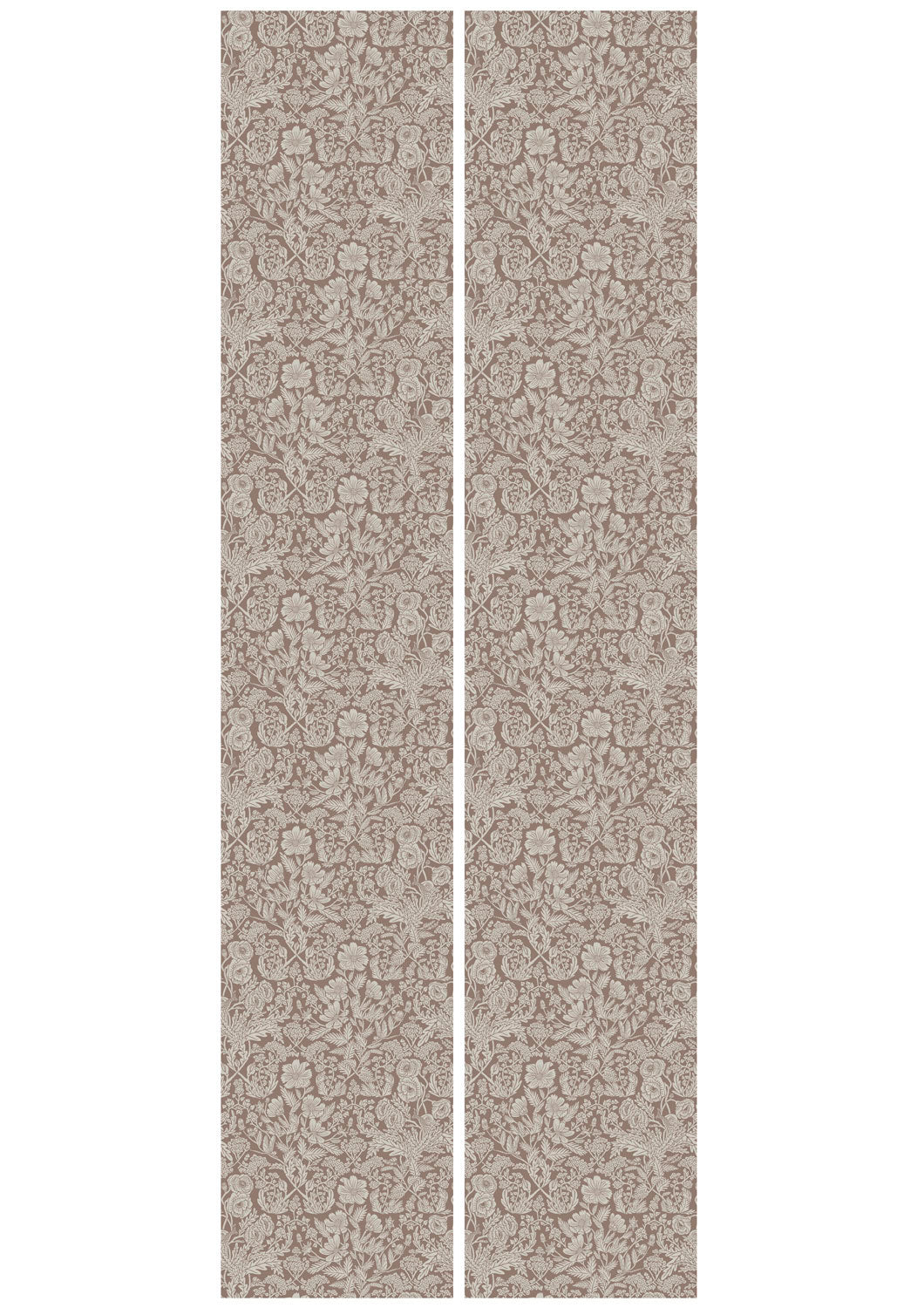 Bloemen behang door Floor Rieder, Nude, 100 x 280 cm, FR-002, Banen