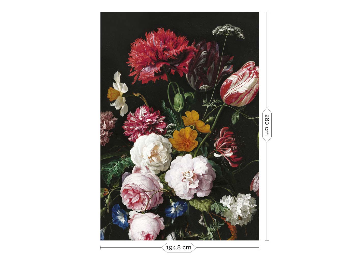 Bloemen behang Golden Age Flowers, WP-201, Packshot