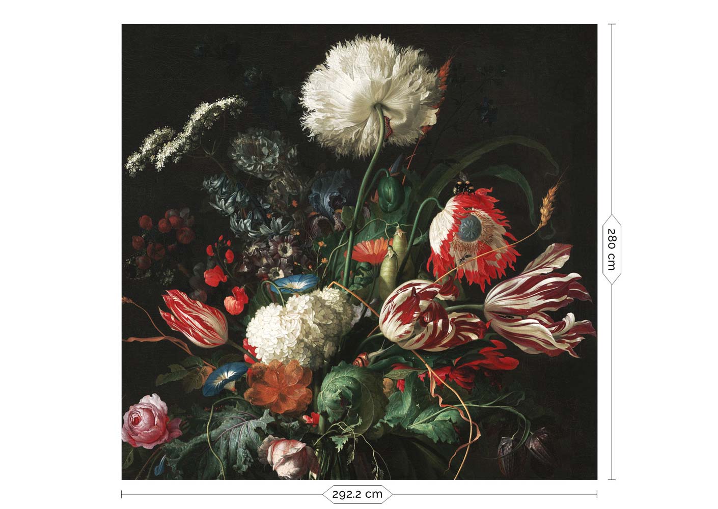 Bloemen behang Golden Age Flowers, WP-210, Packshot