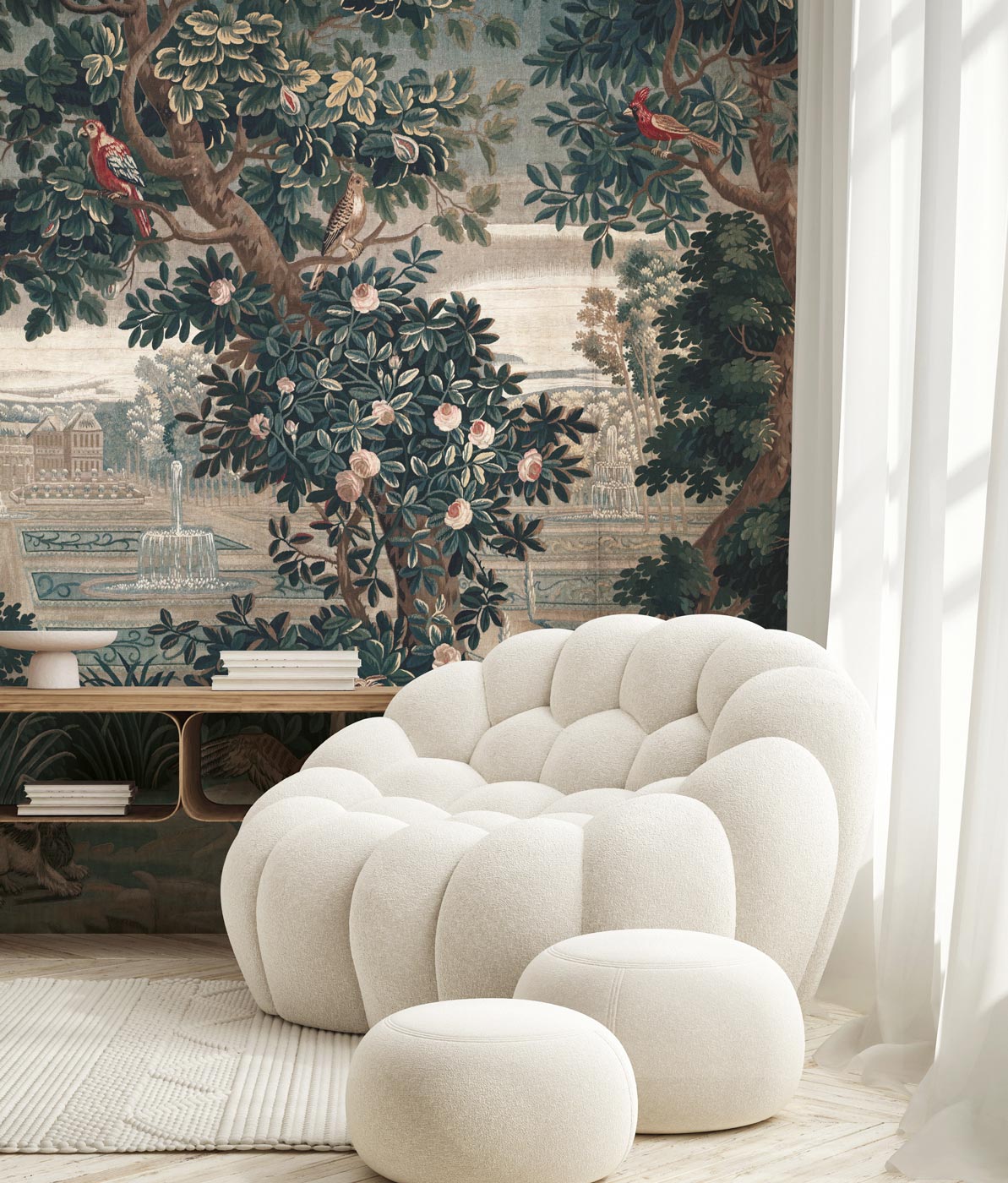 Botanisch landschap behang, Landscape Tapestries, WP-794, Interieur 4