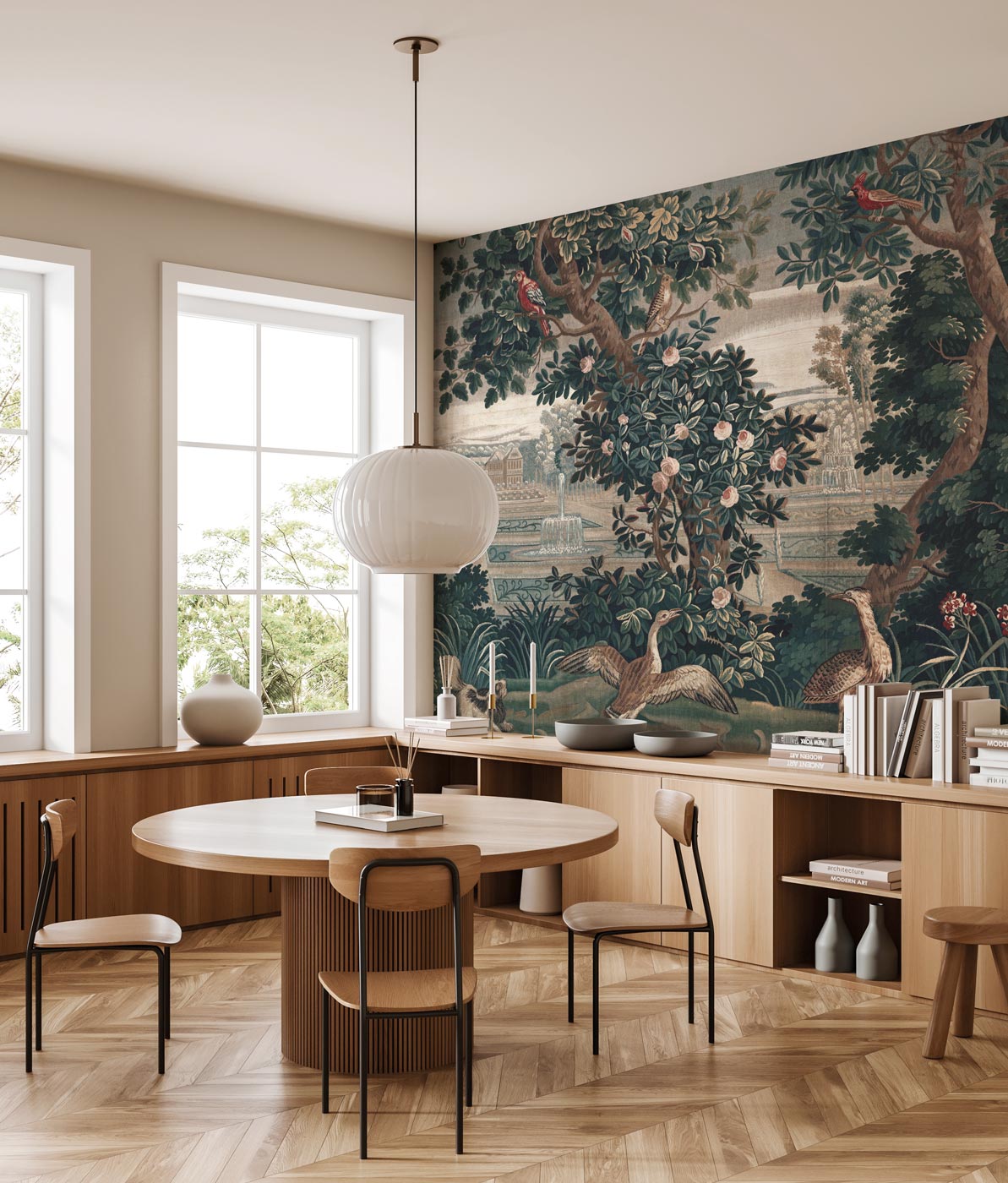 Botanisch landschap behang, Landscape Tapestries, WP-794, Interieur 5