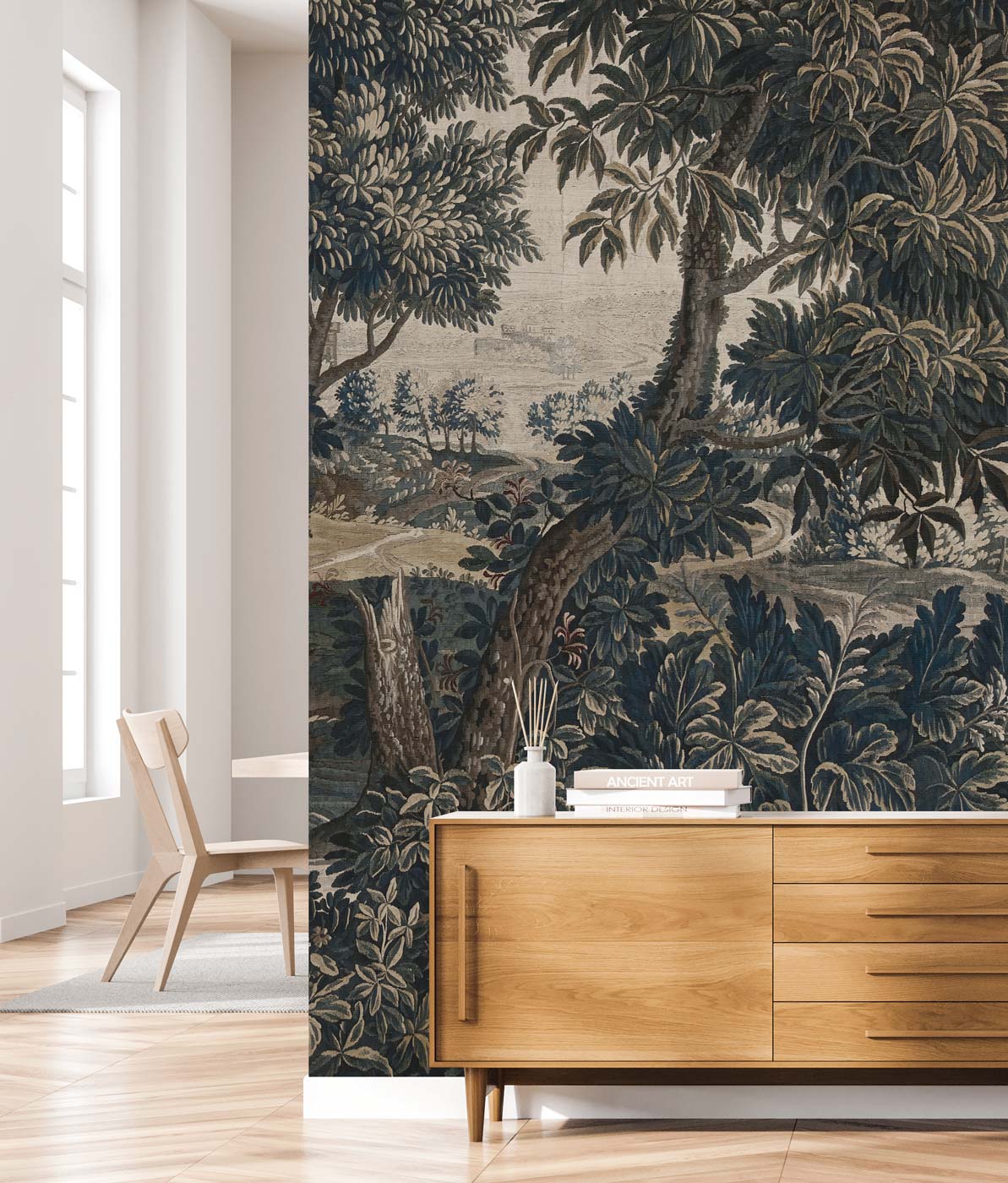 Botanisch landschap behang, Landscape Tapestries, WP-800, Interieur 4