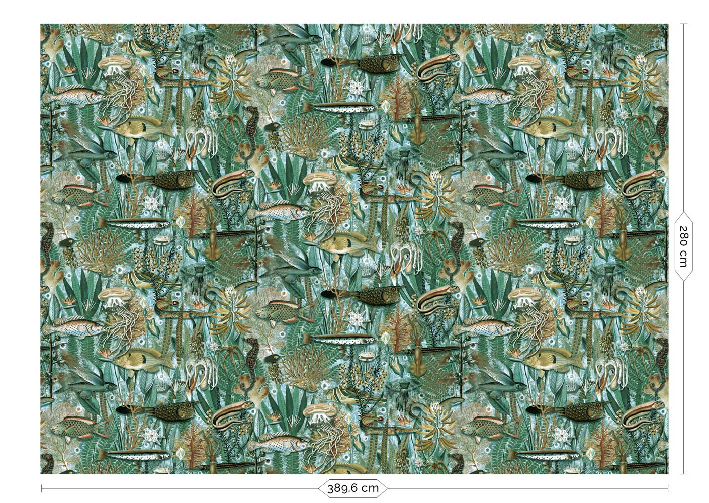 Botanisch vissen behang Underwater Jungle, WP-700, Packshot