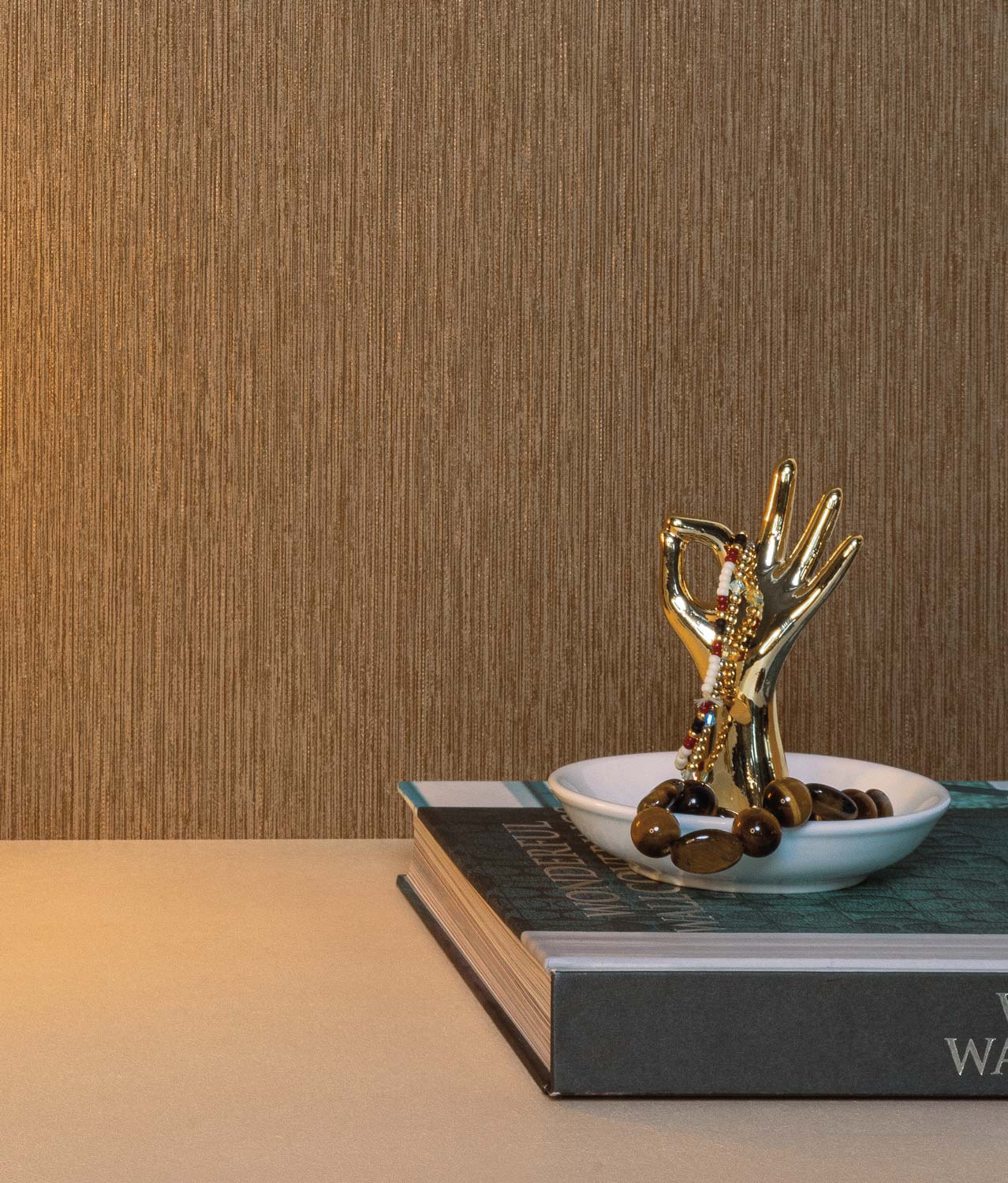 Effen structuur behang, Hotel Chique, RW-022, Interieur