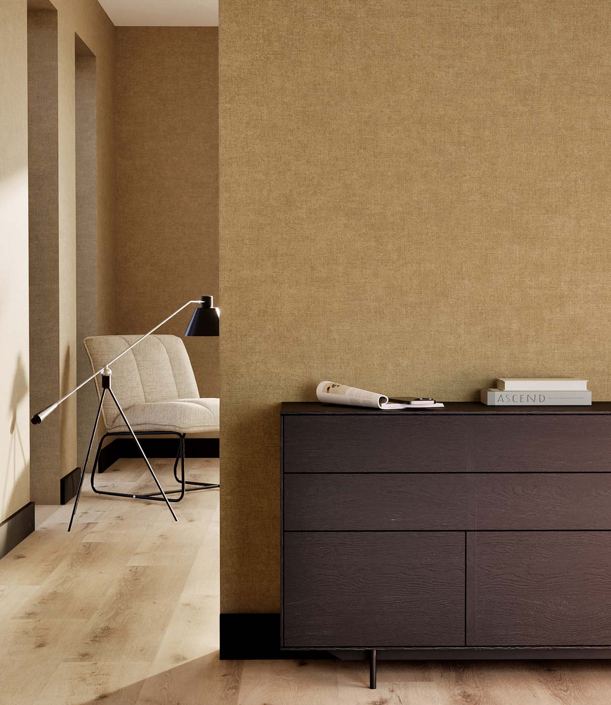 Hotel Chique Behang, Miami Beach, 53 x 1000 cm, Interieur 3