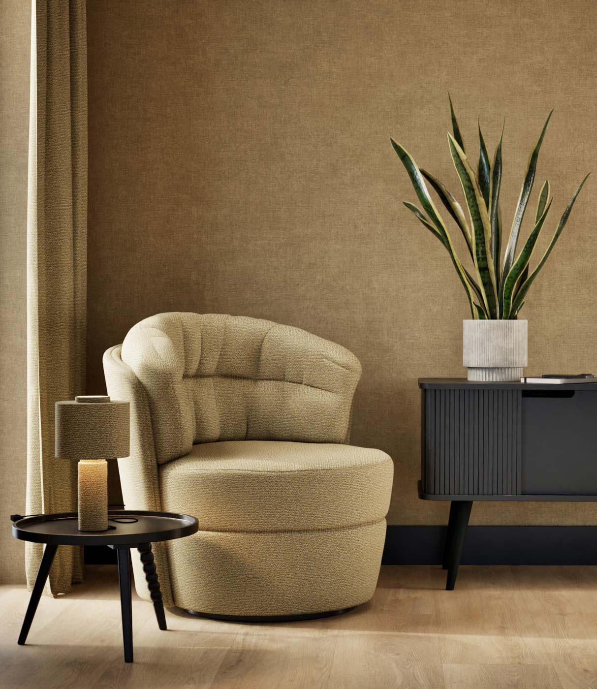 Hotel Chique Behang, Miami Beach, 53 x 1000 cm, Interieur 4