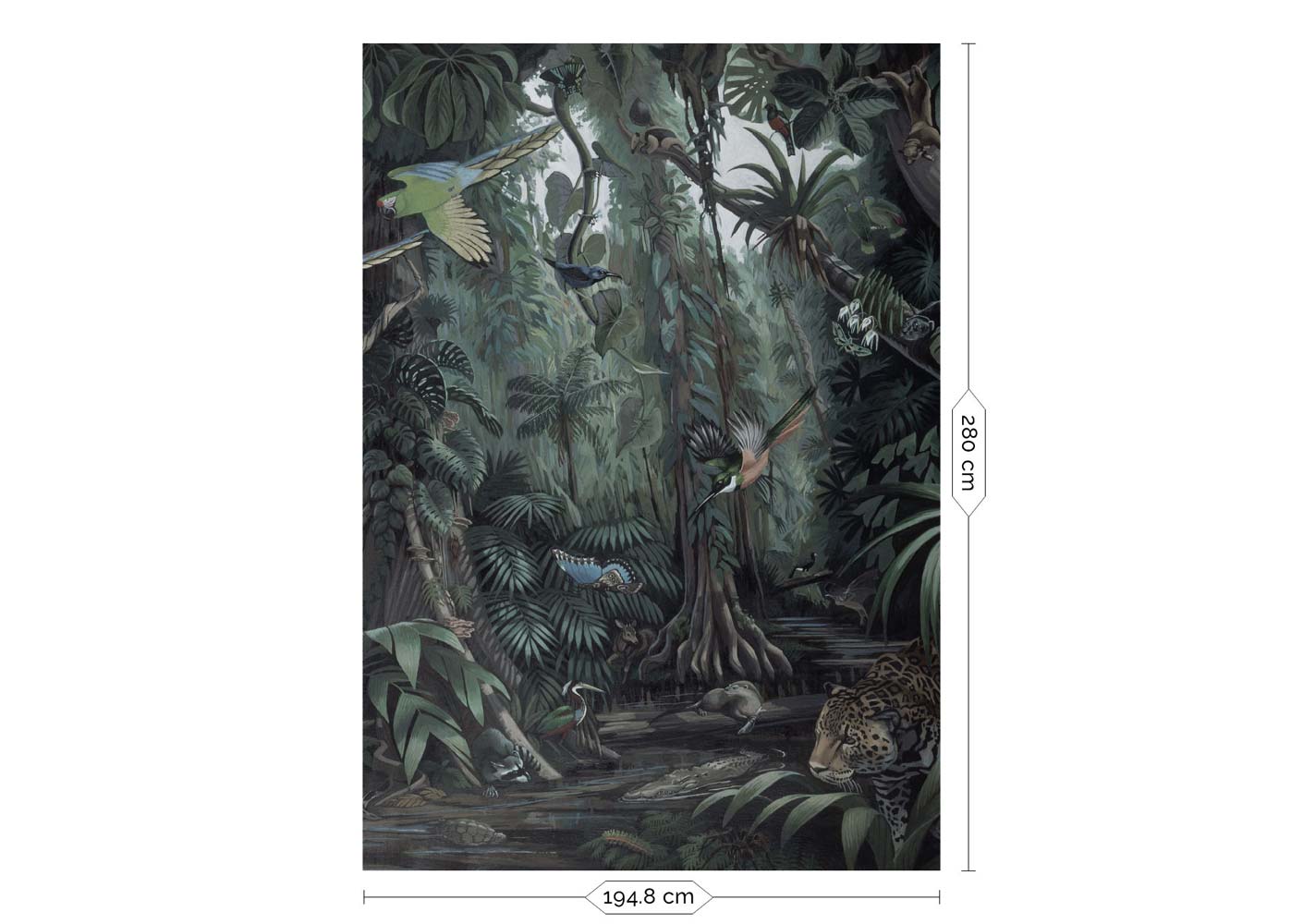 Jungle begang, Tropical Landscapes, WP-600, 4 baans