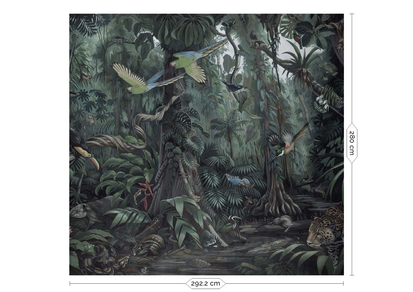 Jungle begang, Tropical Landscapes, WP-601, 6 baans