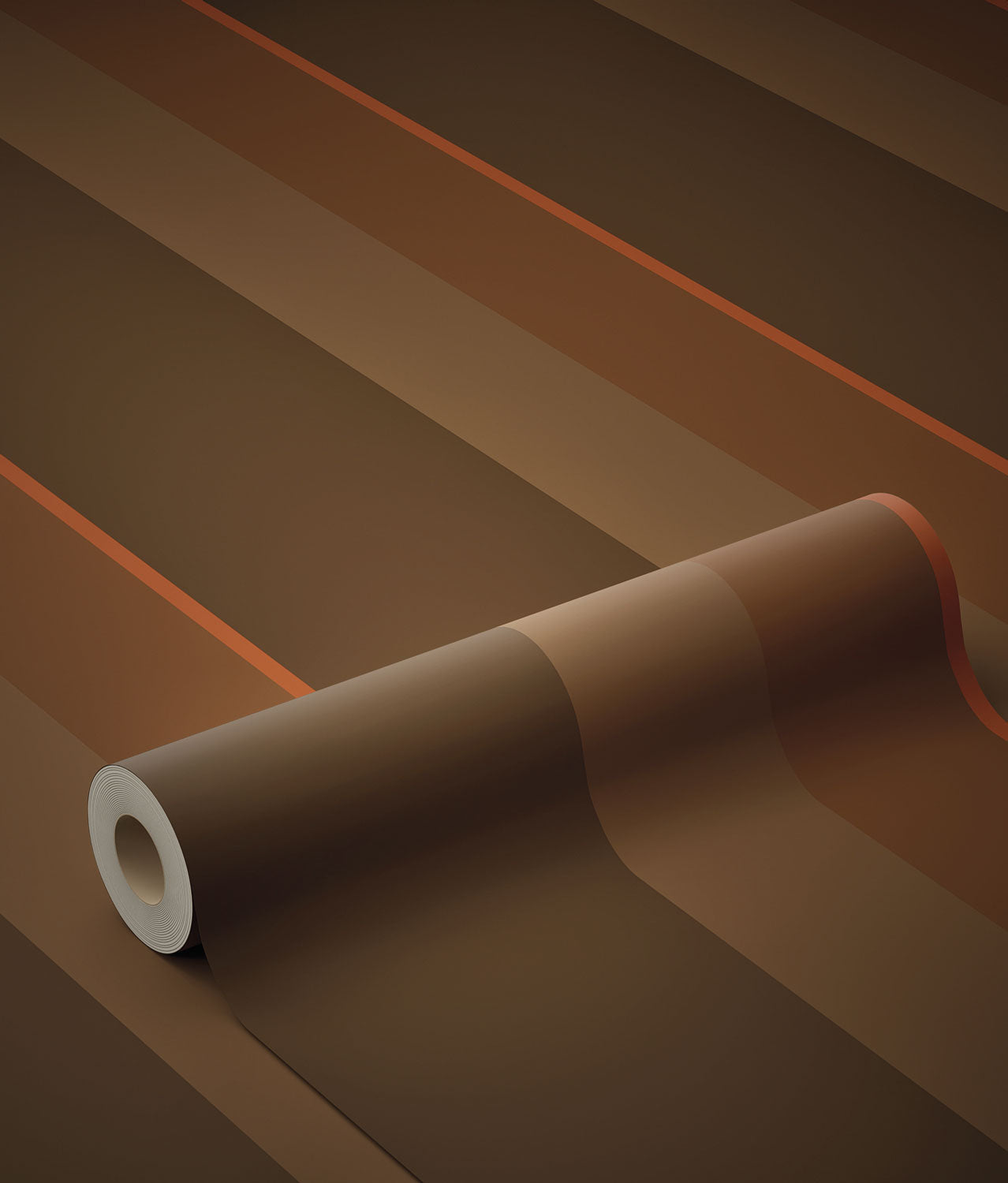 Strepen behang Bold Stripes door Frans Uyterlinde, FU-004, Rol