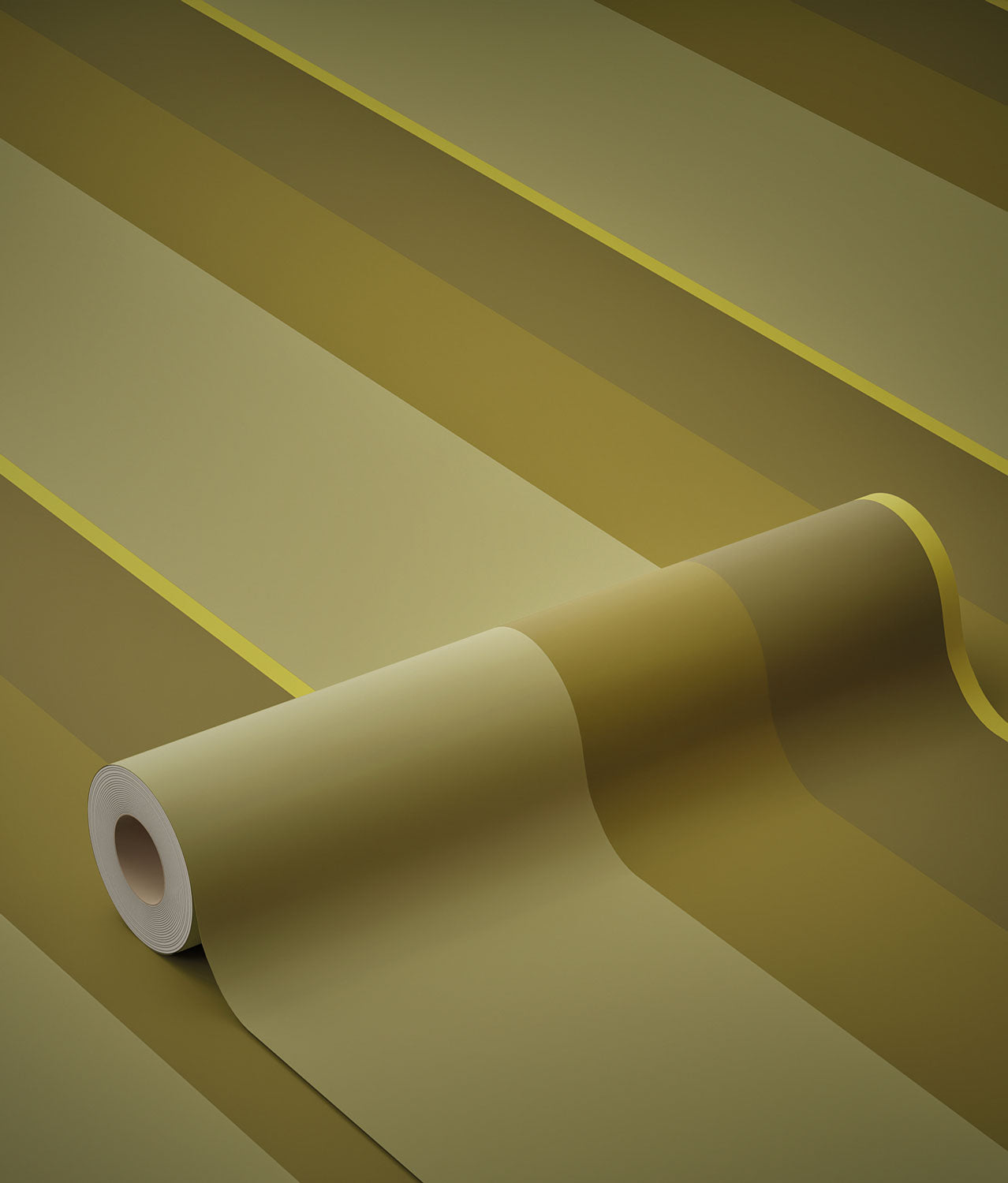 Strepen behang Bold Stripes door Frans Uyterlinde, FU-008, Rol