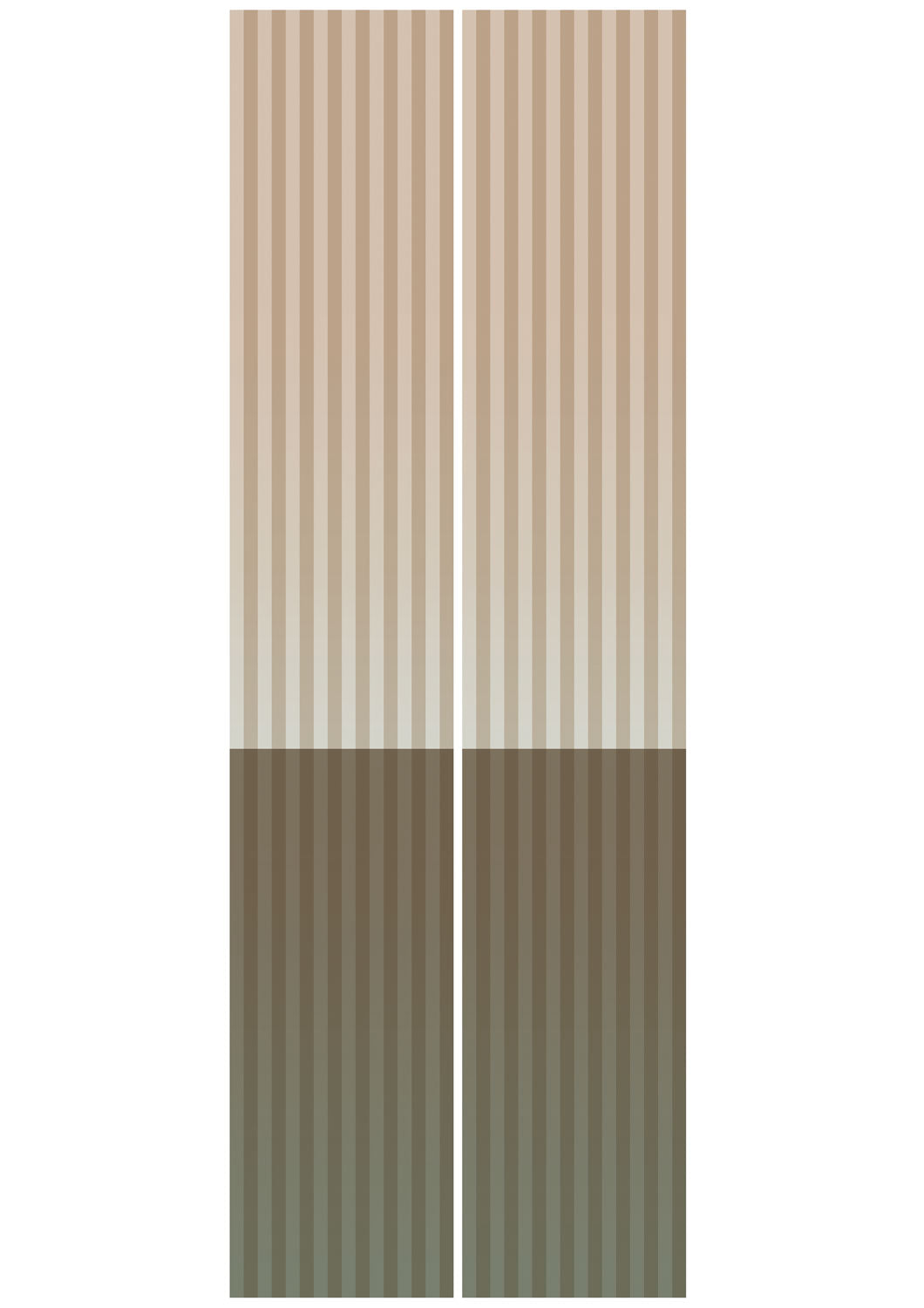 Gradient Stripes, Strepen behang door Frans Uyterlinde, 97,4 x 280 cm, FU-023, Banen