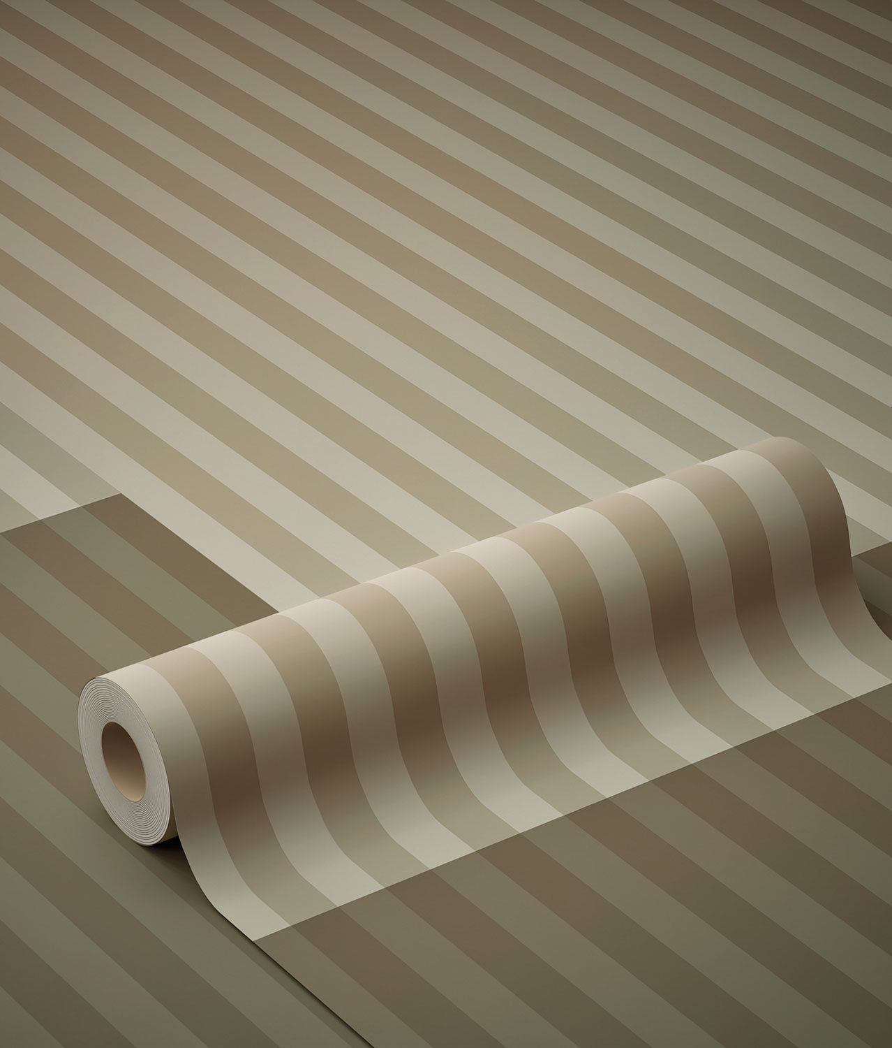 Gradient Stripes, Strepen behang door Frans Uyterlinde, 97,4 x 280 cm, FU-023, Rol