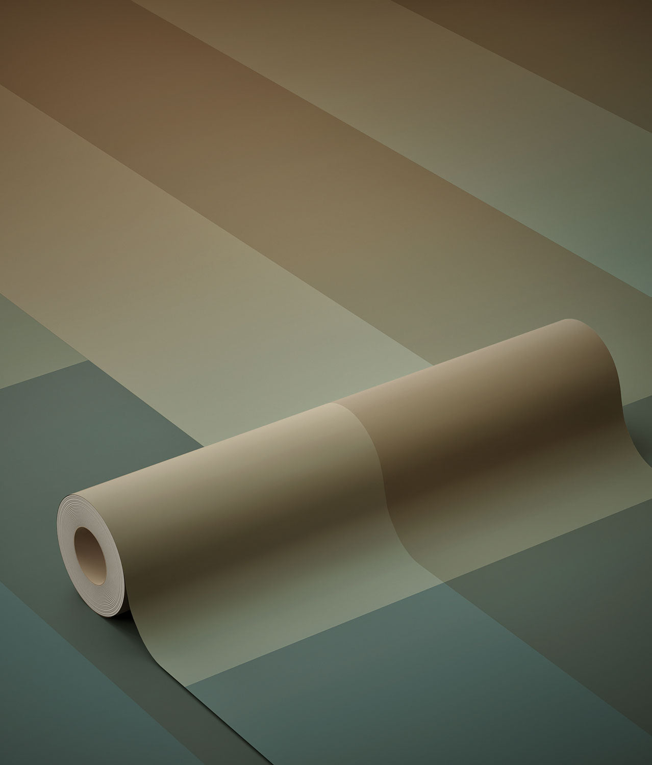 Gradient Stripes, Strepen behang door Frans Uyterlinde, 97,4 x 280 cm, FU-016, Rol
