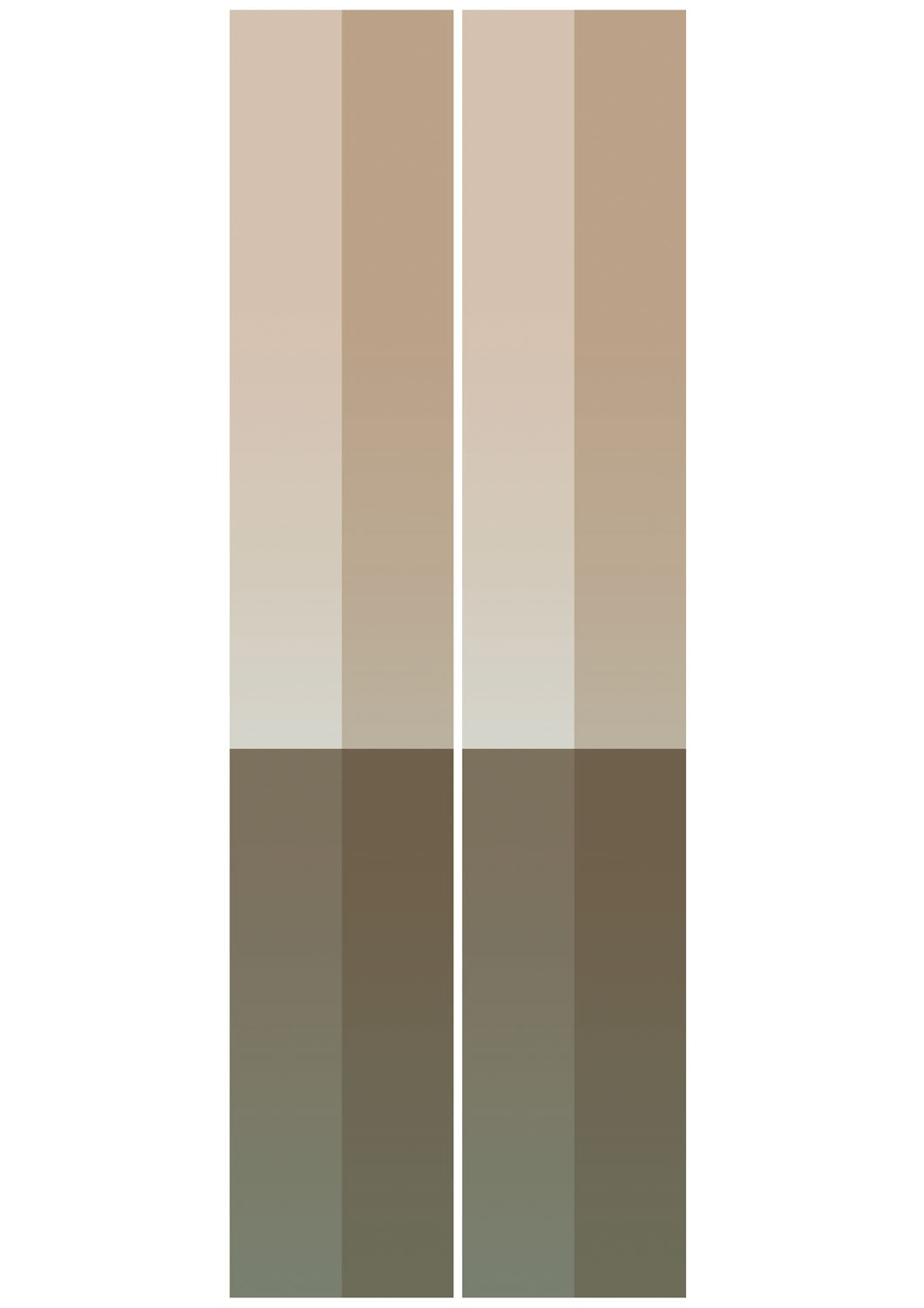 Gradient Stripes, Strepen behang door Frans Uyterlinde, 97,4 x 280 cm, FU-021, Banen