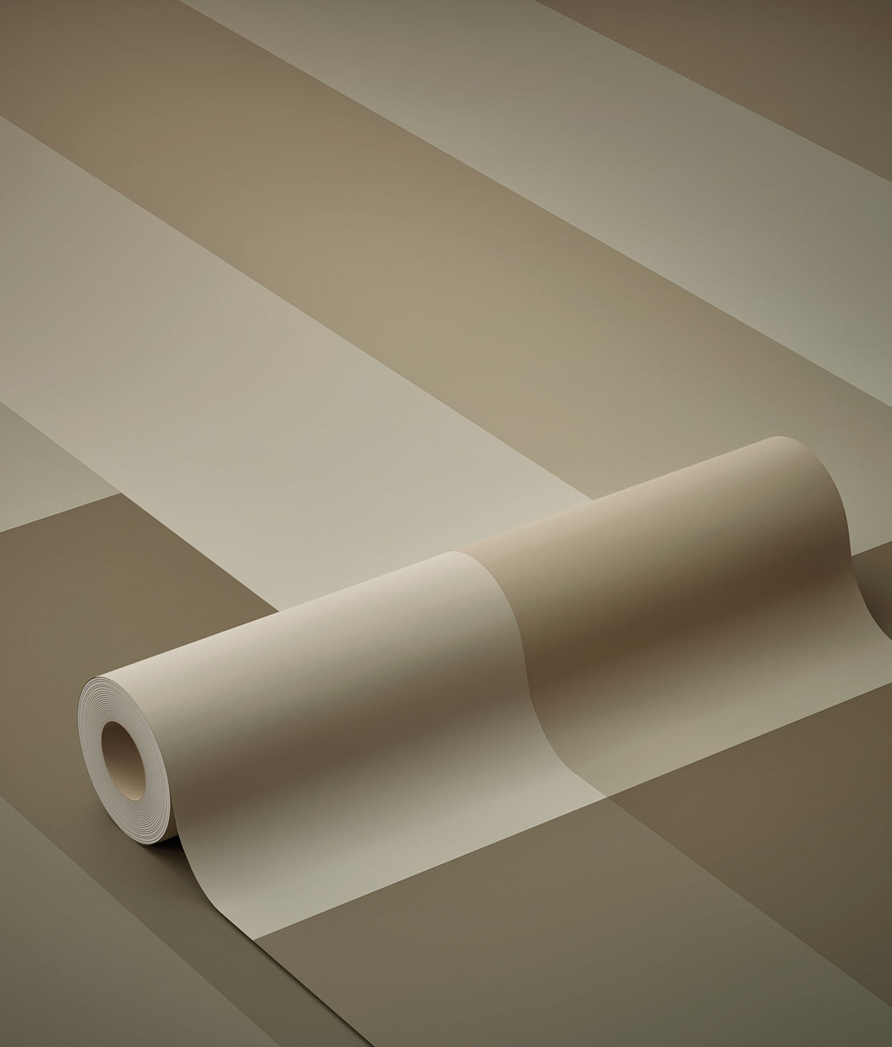 Gradient Stripes, Strepen behang door Frans Uyterlinde, 97,4 x 280 cm, FU-021, Rol