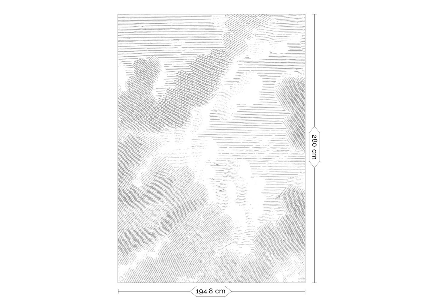 Wolken behang Engraved Clouds, WP-621, Packshot