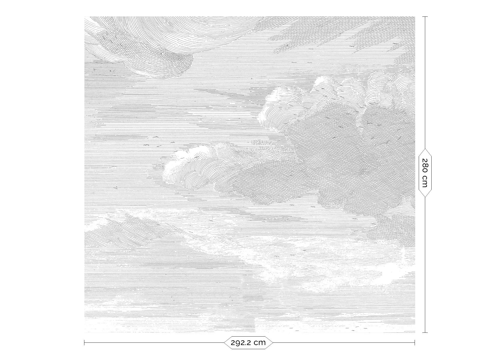 Wolken behang Engraved Clouds, WP-635, Packshot