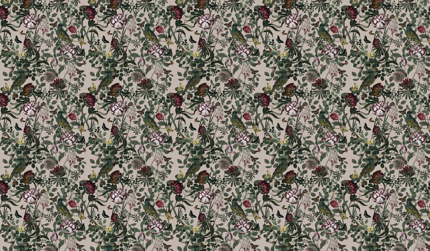 Botanisch bloemen behang, Bold Botanics, 97.4 x 280 cm