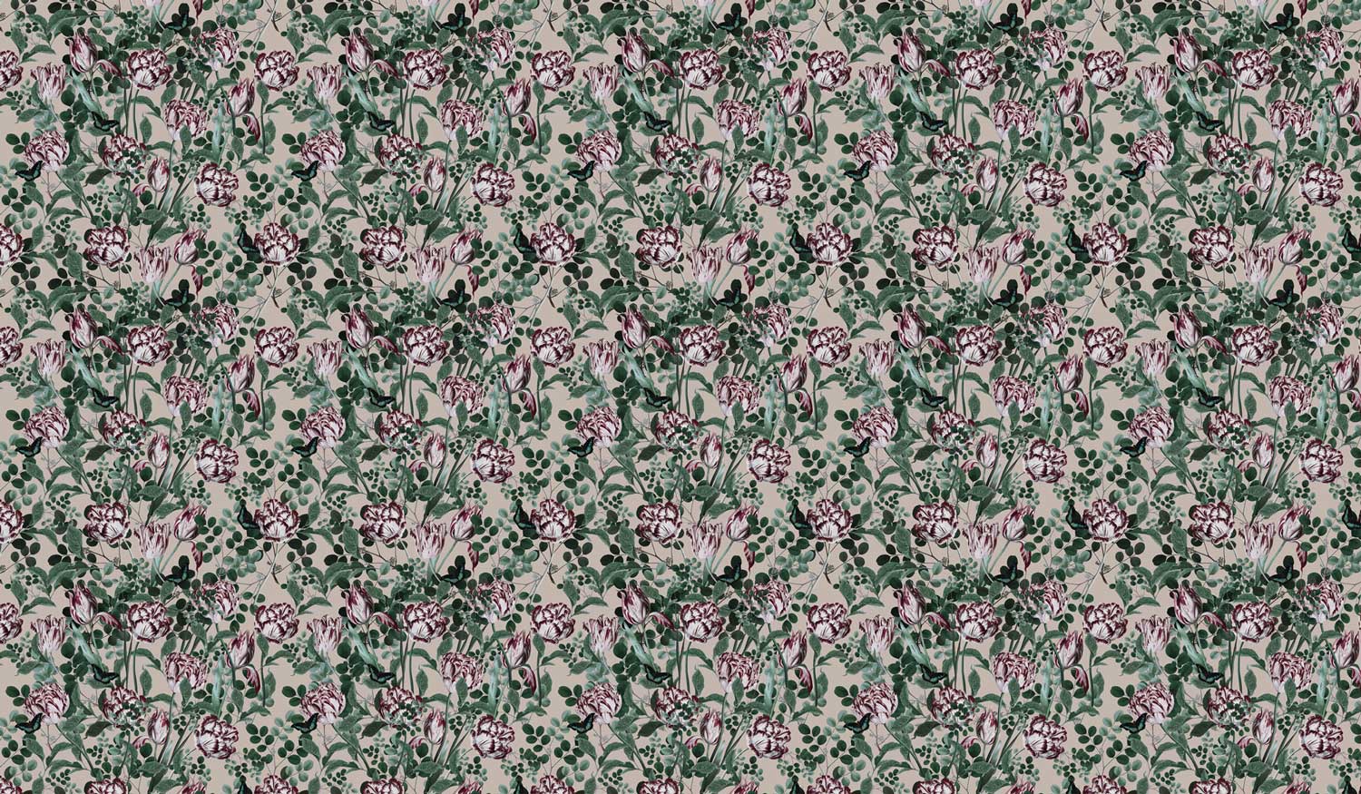 Botanisch bloemen behang, Bold Botanics, 97.4 x 280 cm
