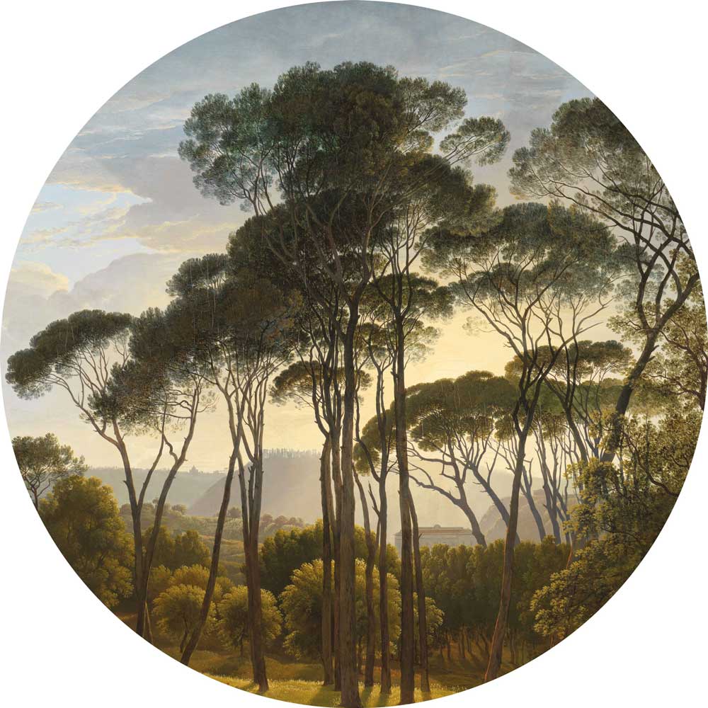 Wallpaper Circle Golden Age Landscapes