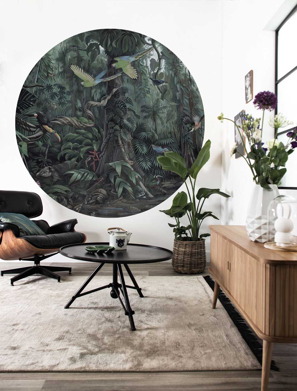 Wallpaper Circle Tropical Landscapes