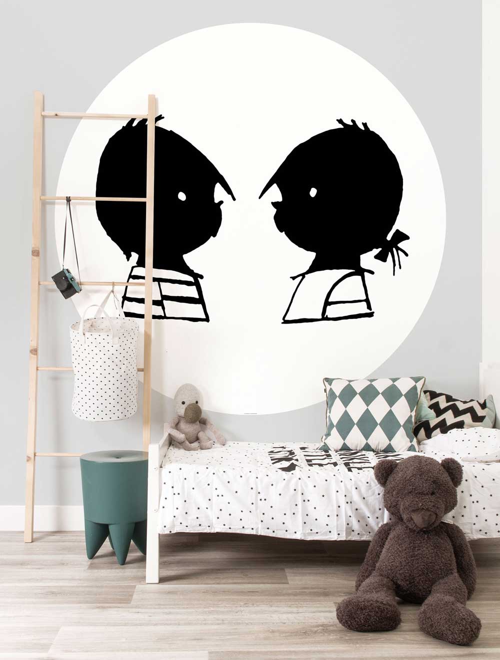 Wallpaper Circle Jip & Janneke, Portrait