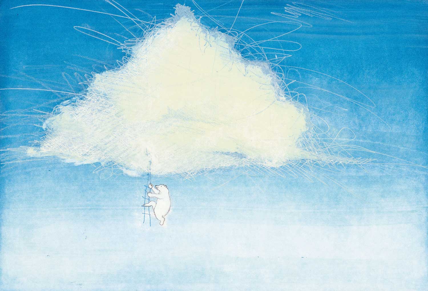 Wall Mural Climbing The Clouds